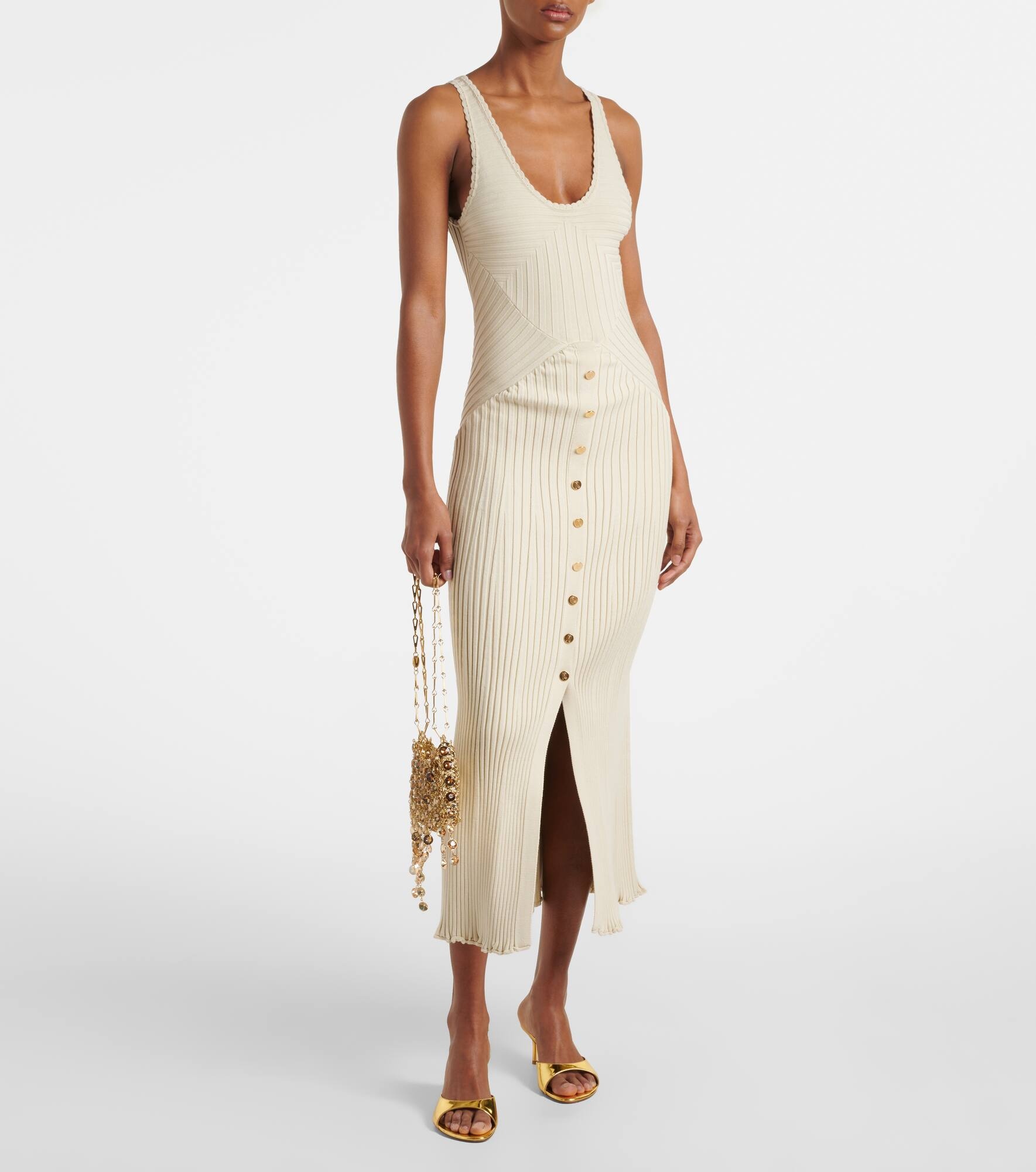Knitted midi dress - 2