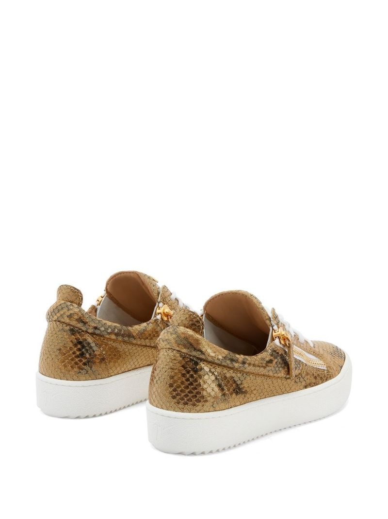 Gail snakeskin-effect sneakers - 3