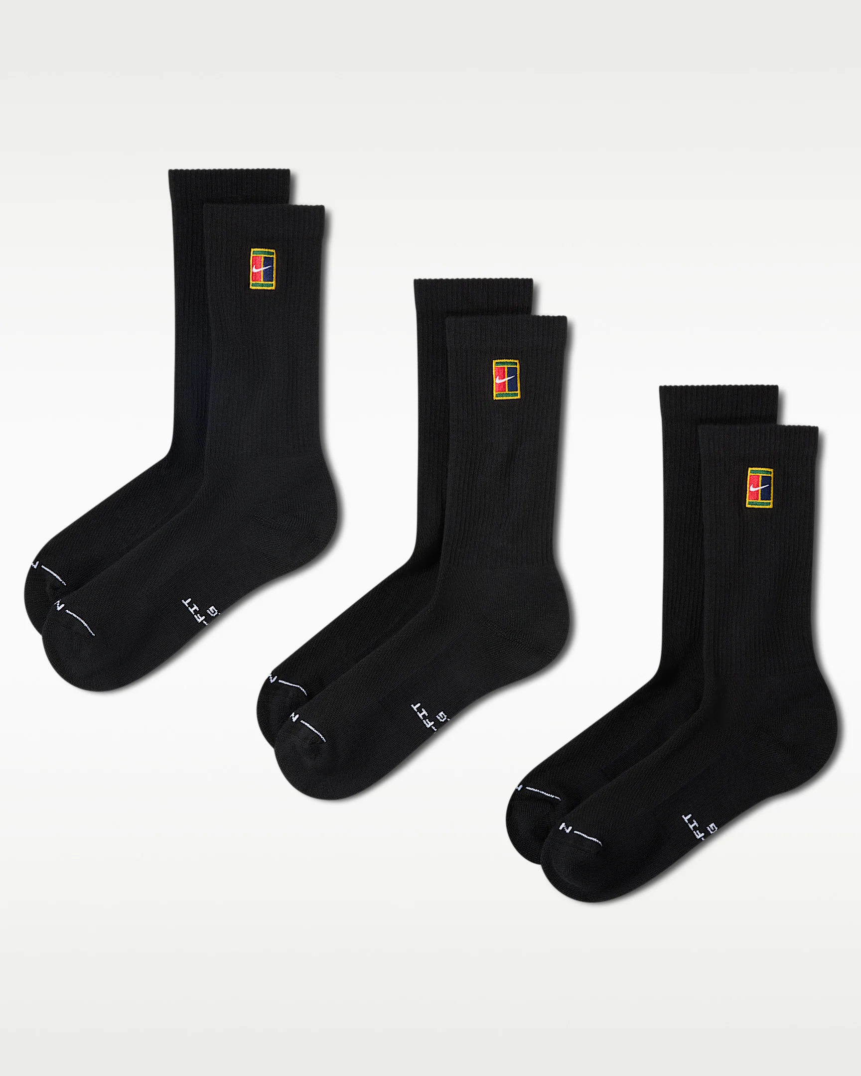 Nike Everyday Elevated Crew Socks (3 Pairs) - 1