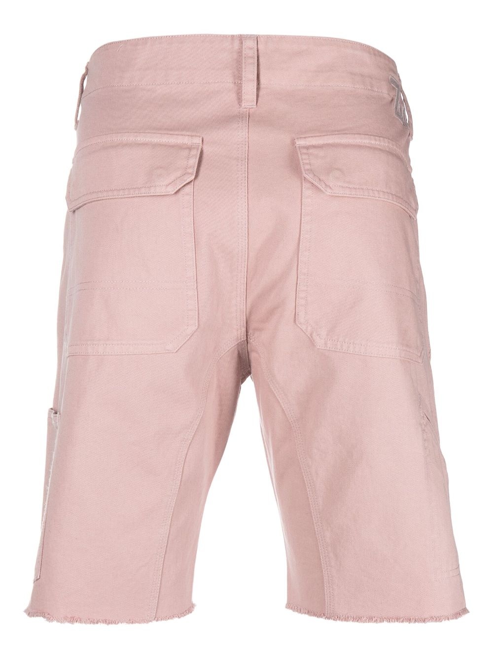 logo-patch cotton bermuda shorts - 2