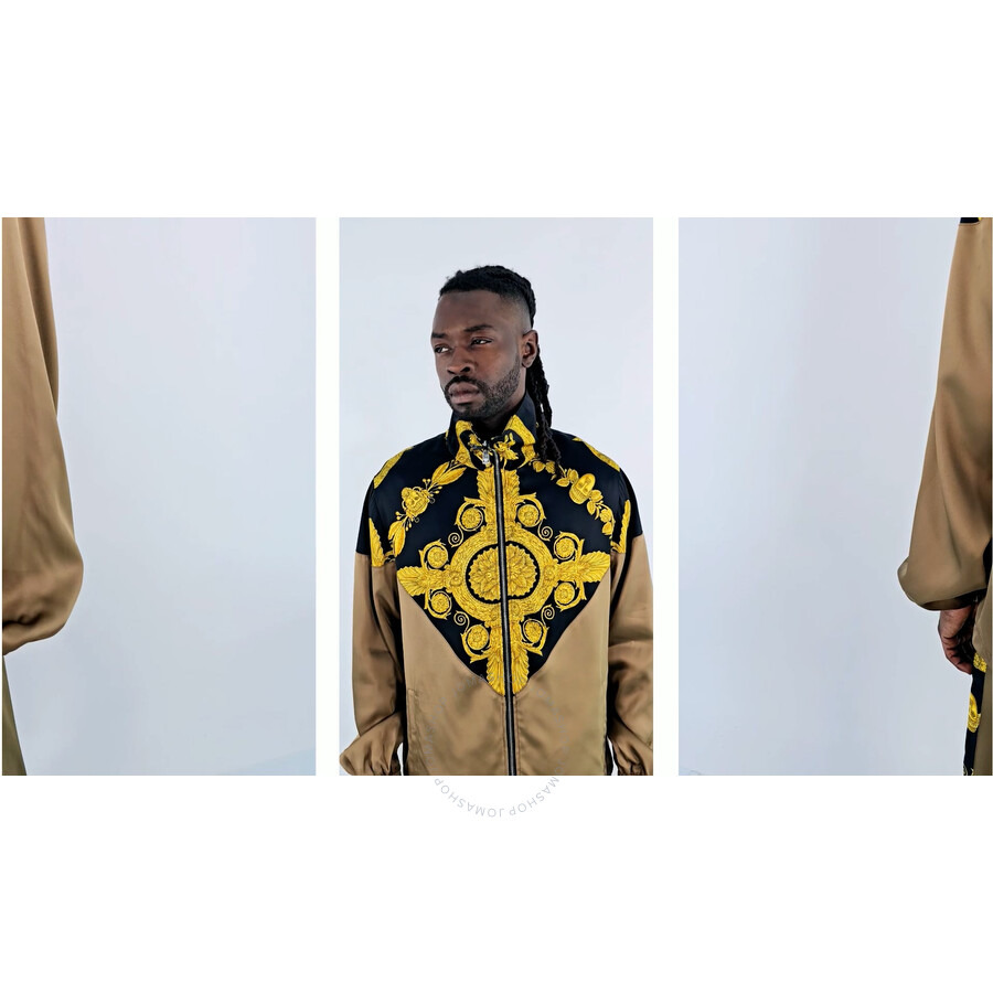 Versace Men's Baroque Print Technical Track Jacket - 8