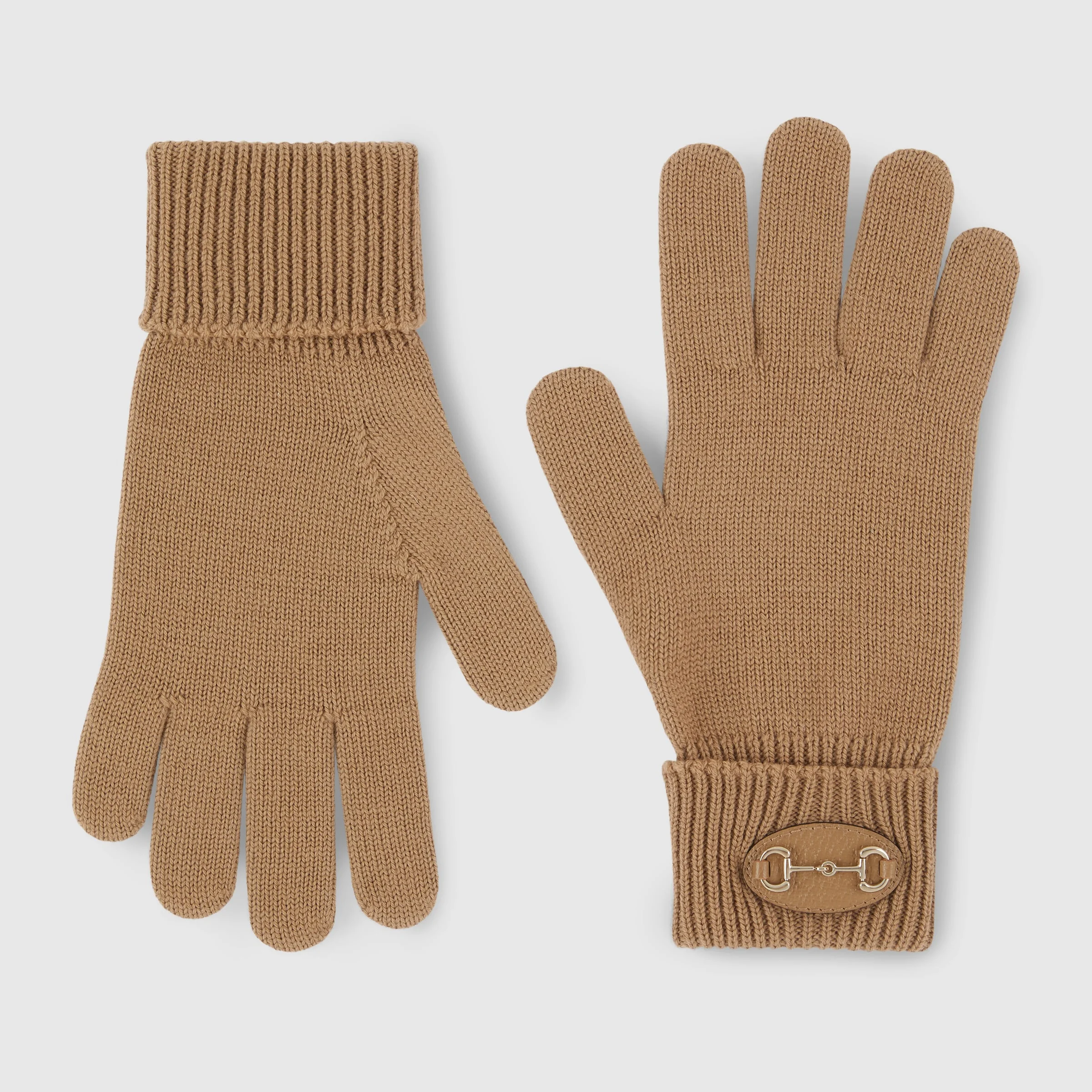 Wool gloves with Horsebit - 1