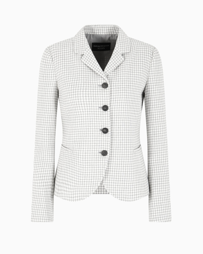 ICON JACKET IN HOUNDSTOOTH JACQUARD 1