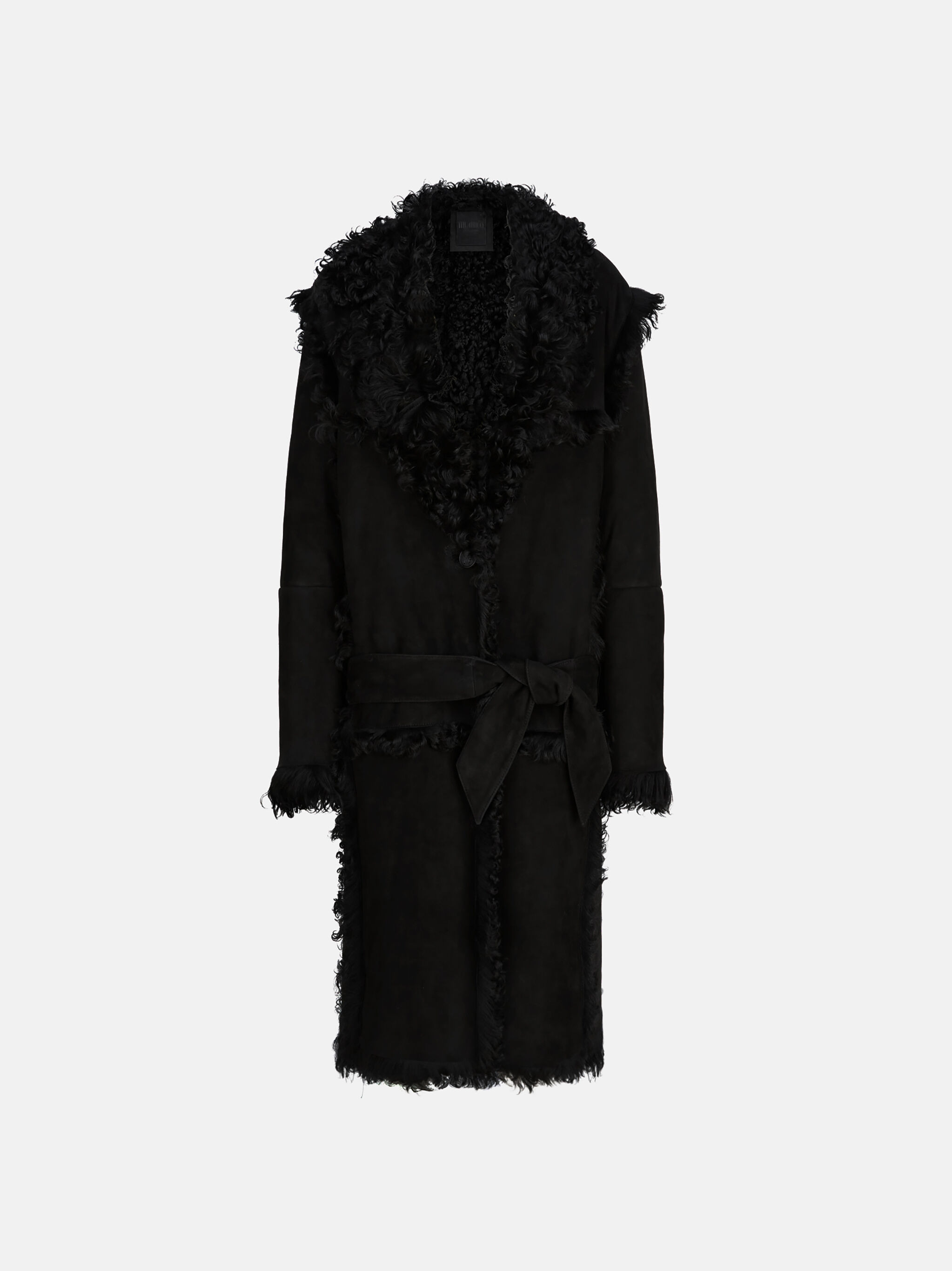 BLACK LONG COAT - 1