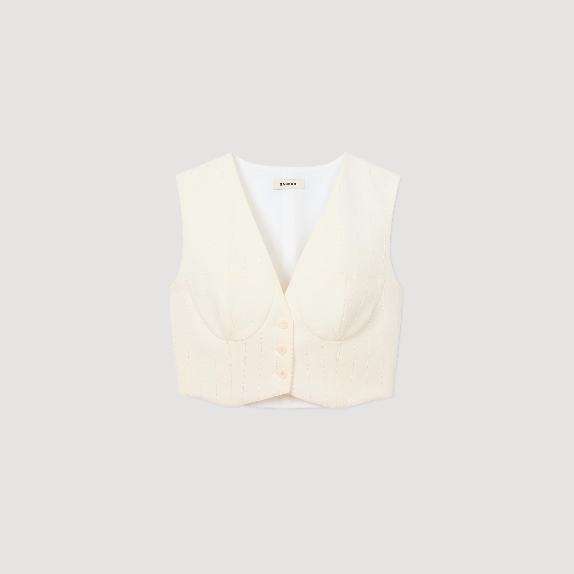 SEQUIN CROPPED JACKET - 6
