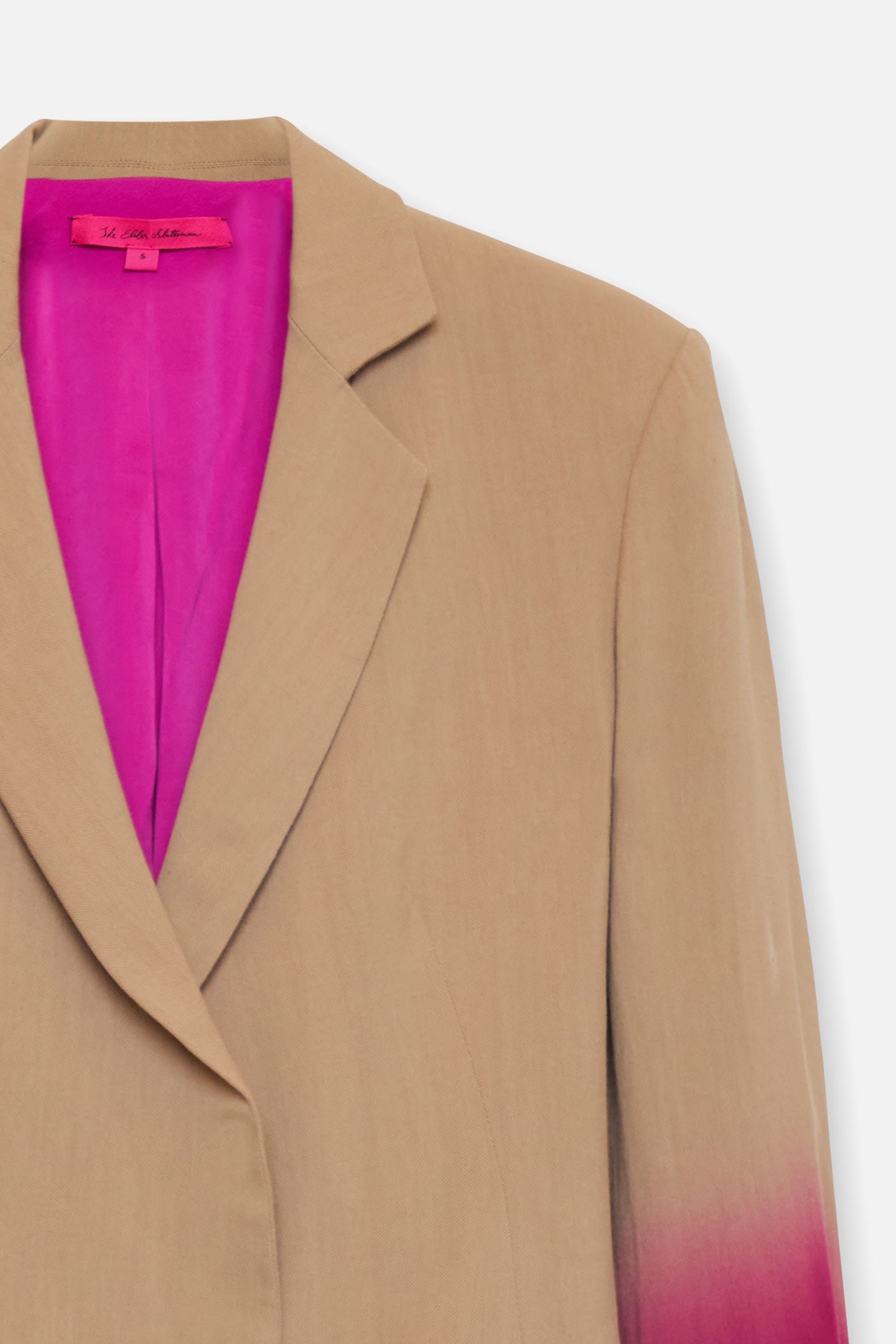 DOUBLE BREASTED LONG BLAZER - 5