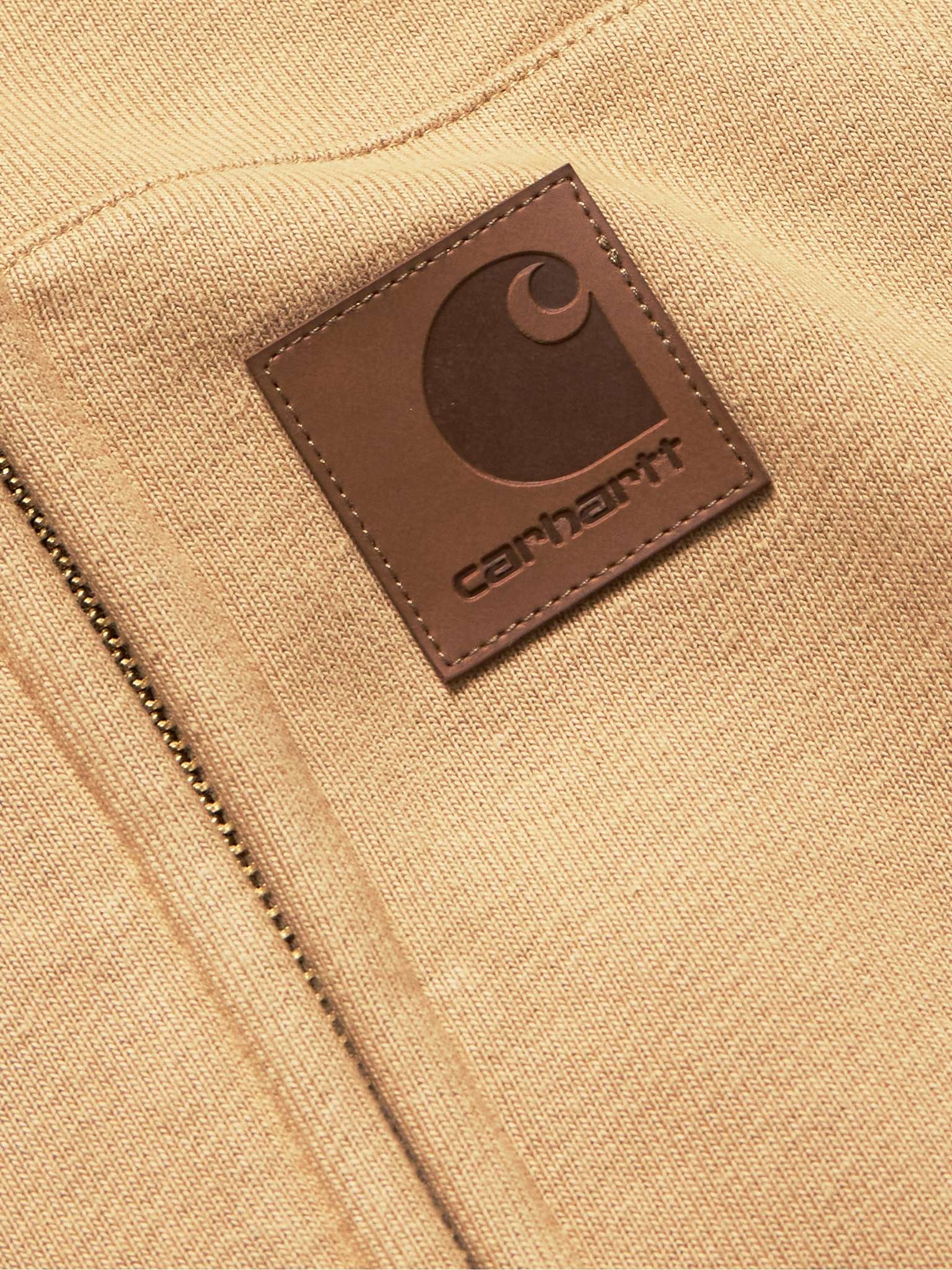 Eldon Logo-Appliquéd Cotton-Blend Jersey Zip-Up Hoodie - 5