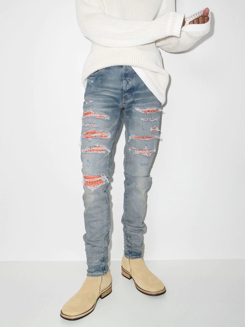 Bandana Thrasher skinny jeans - 2