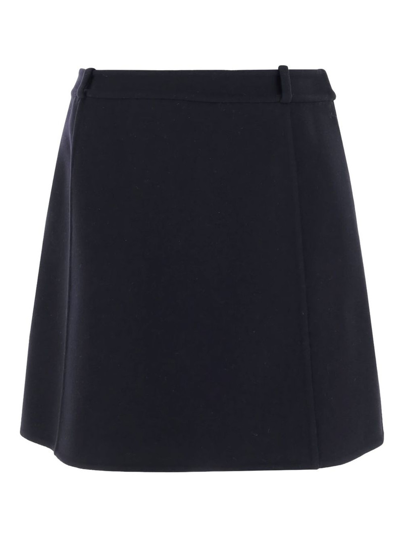 Jil Sander wool mini skirt outlook