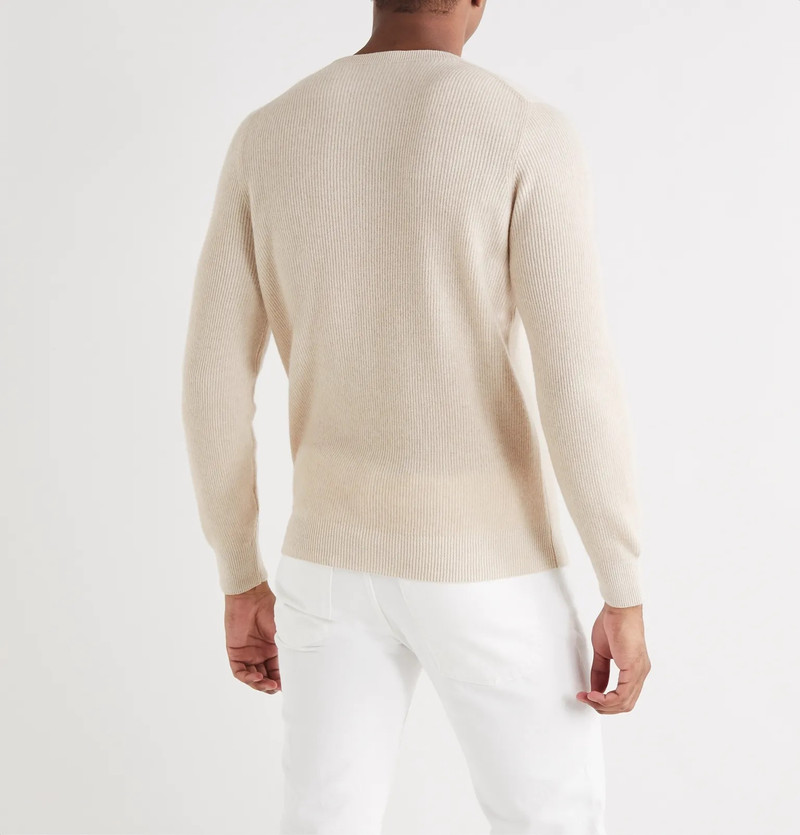 Ribbed Cashmere Sweater 10