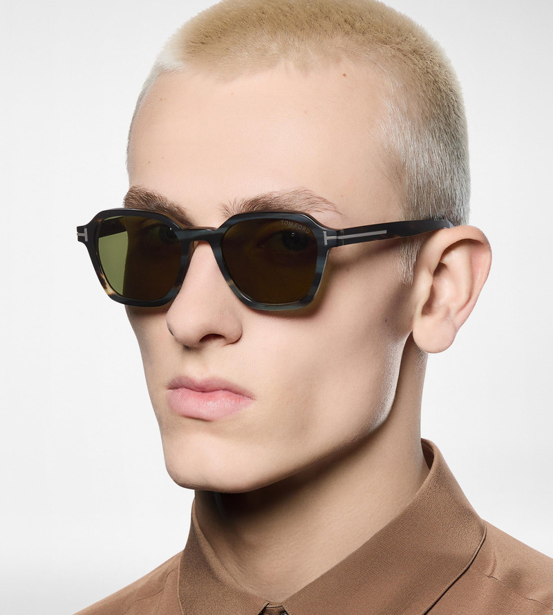 GEOMETRIC HORN SUNGLASSES 5
