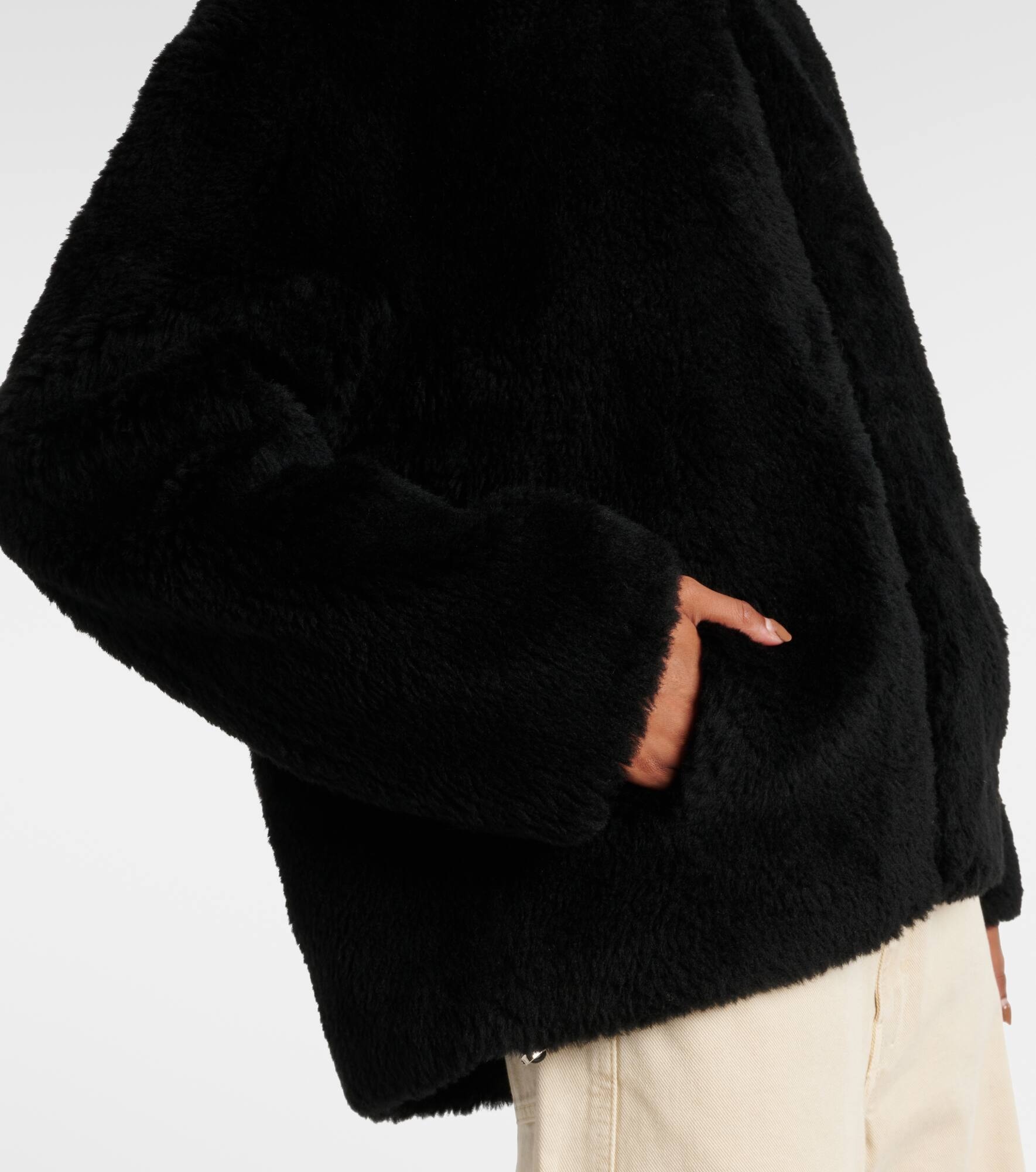 Meteo wool faux fur jacket - 5