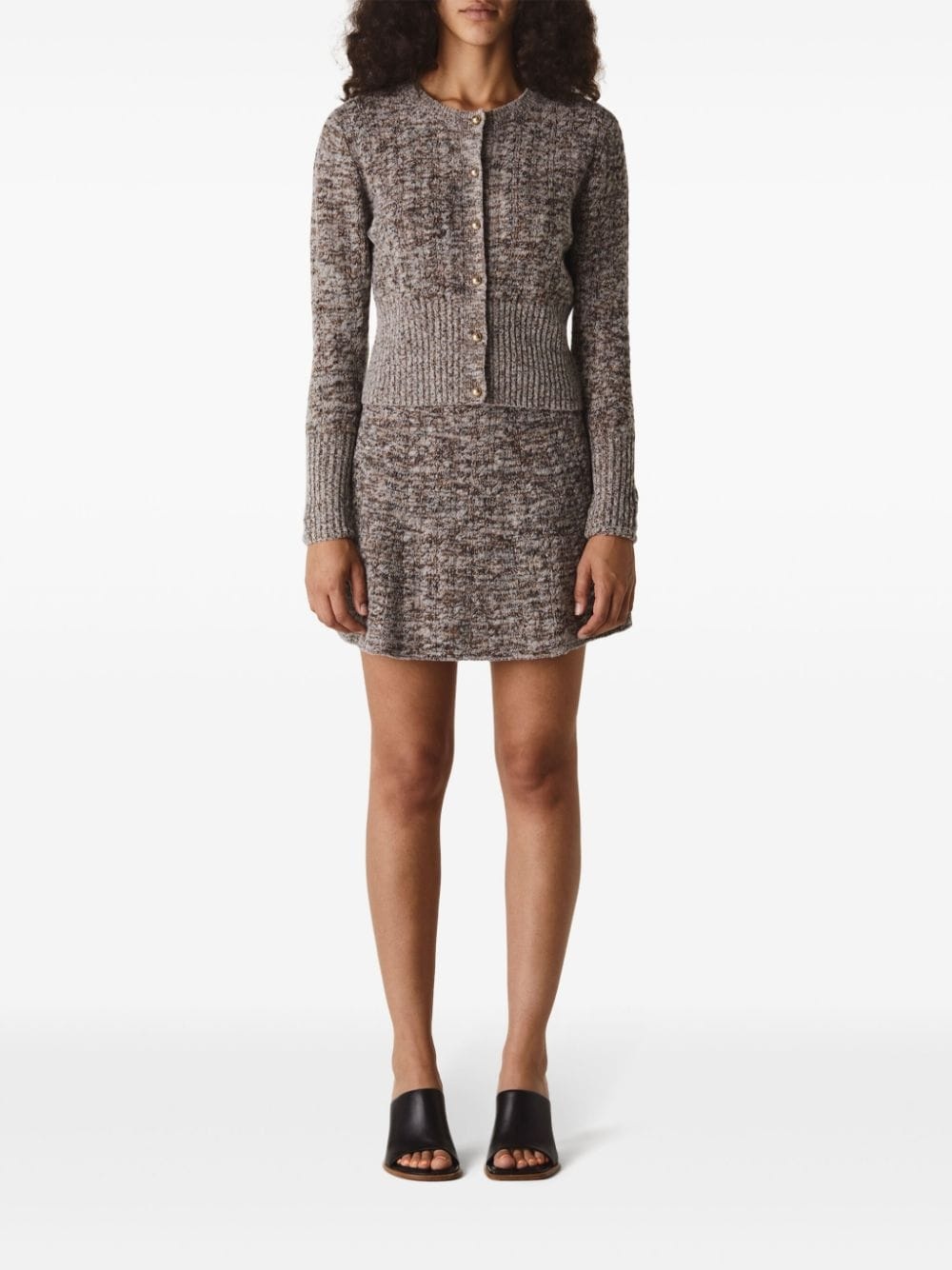 crew-neck cardigan - 2