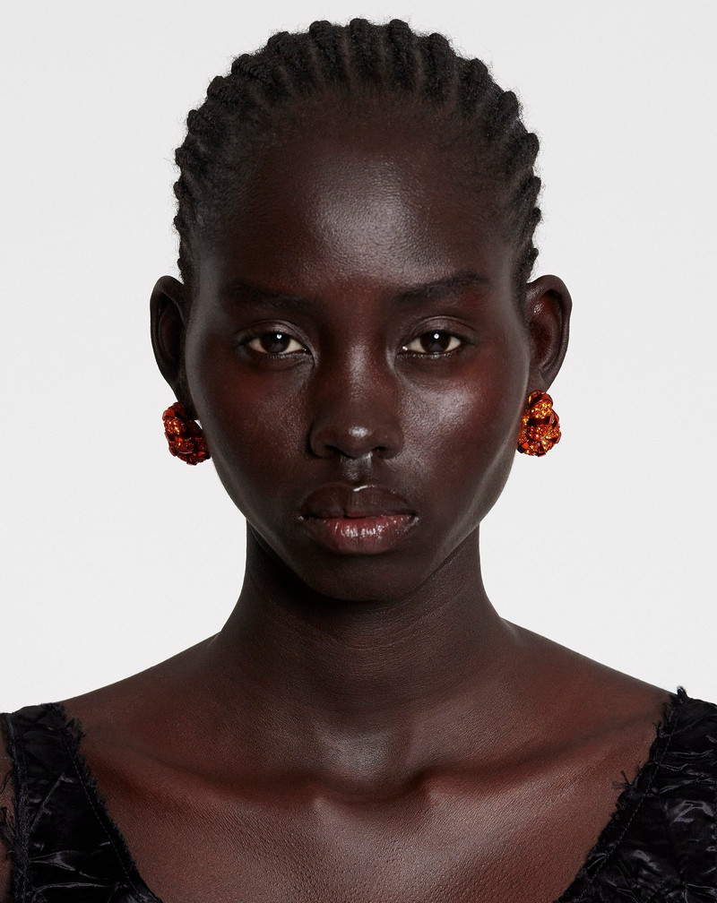 Lanvin RHINESTONE MELODIE EARRINGS outlook