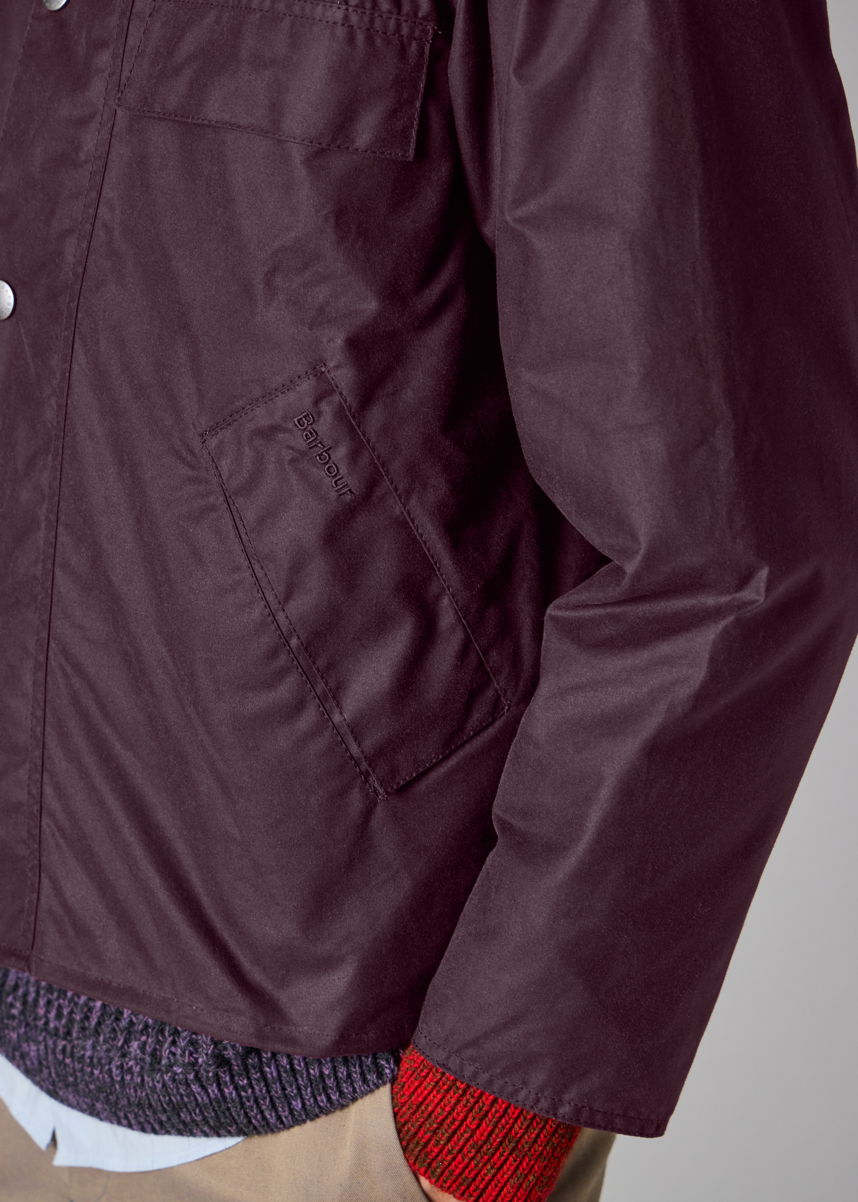 Paul Smith loves Barbour - Grape Transport Wax Jacket - 15