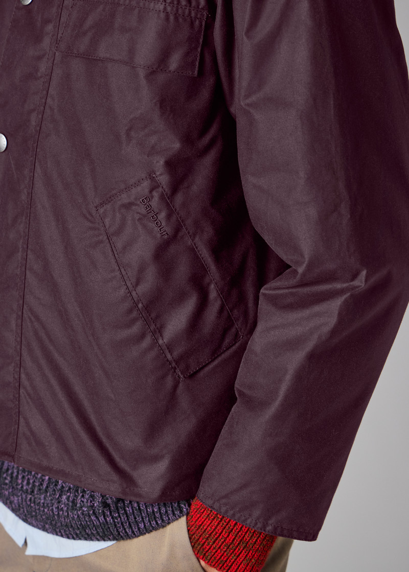 Paul Smith loves Barbour - Grape Transport Wax Jacket 15