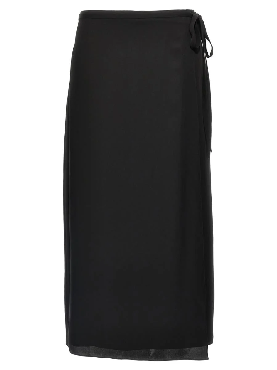 Theory 'Cl Tie Wrap' Skirt - 1