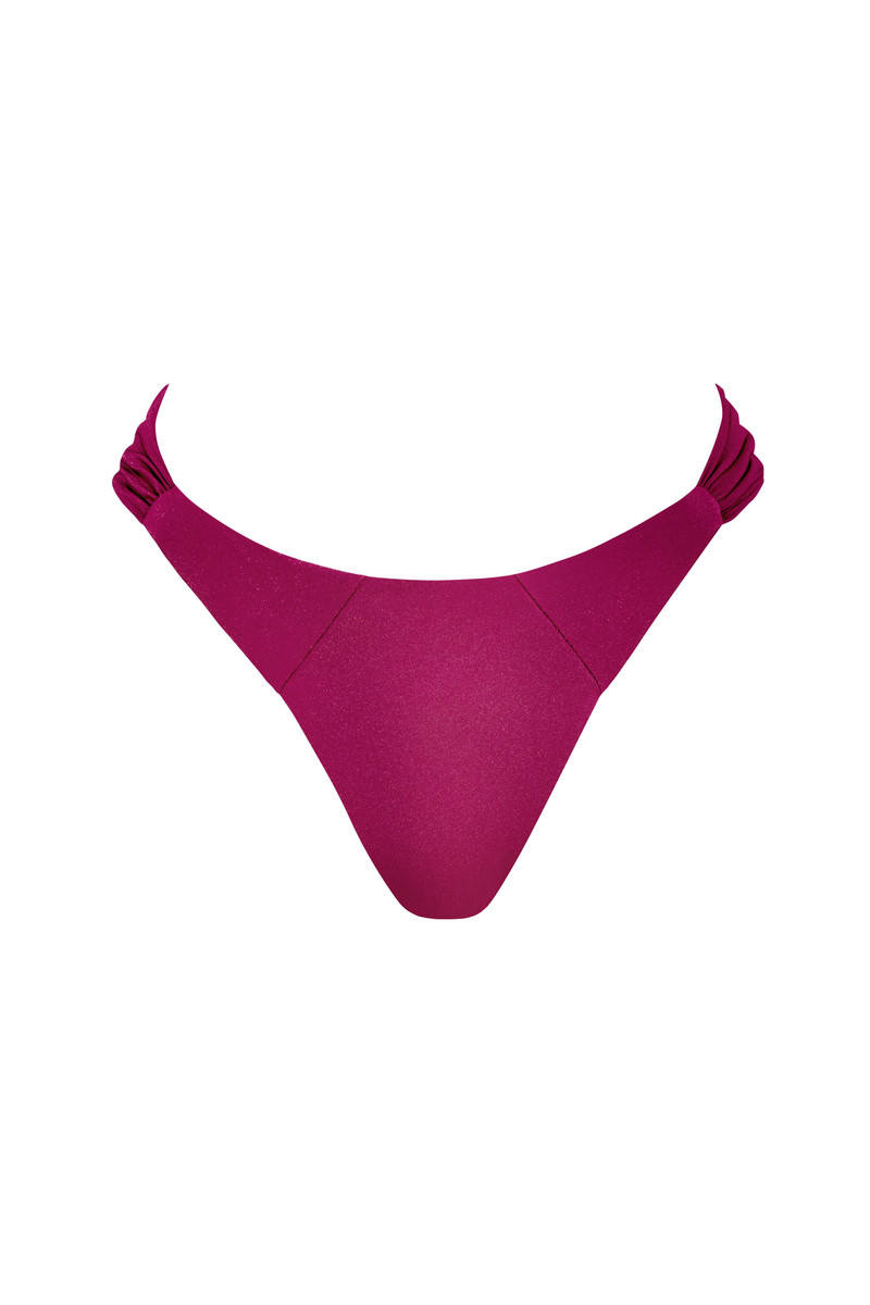AURA Plum Caspia - Brazilian Bikini Bottoms - 1