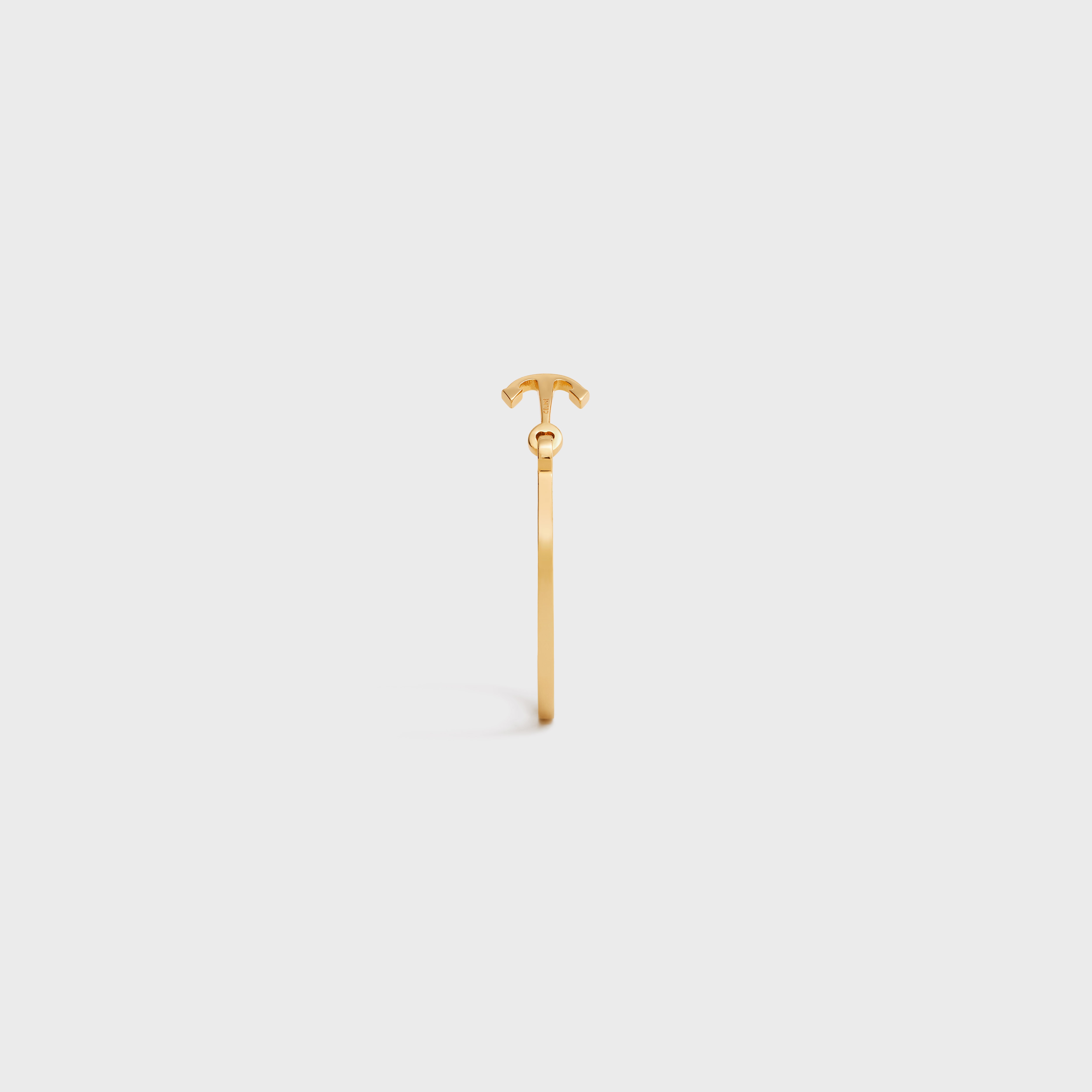 Ancre Celine Thin Cuff in Brass with Gold Finish - 3