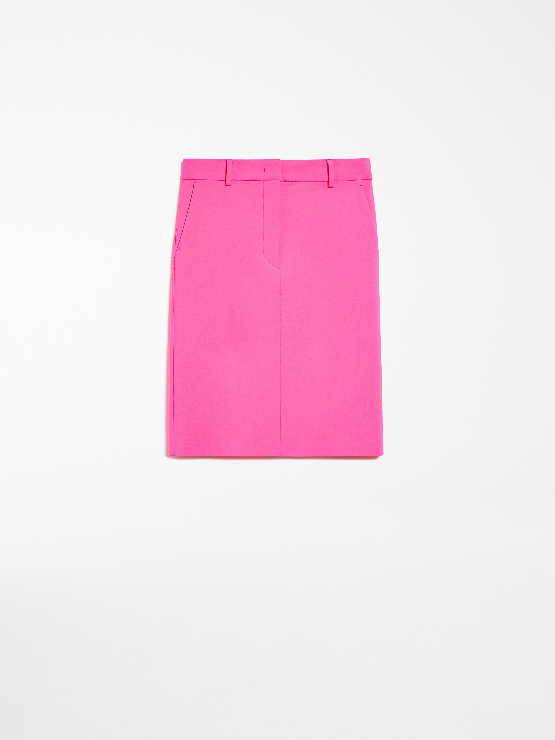 LAGO Straight-fit stretch wool skirt - 1