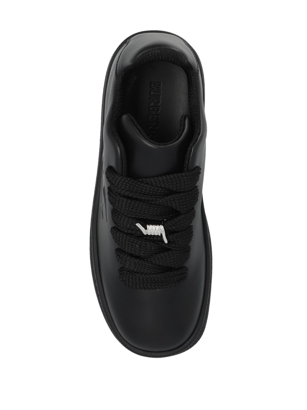 Box EDK-embossed leather sneakers - 4