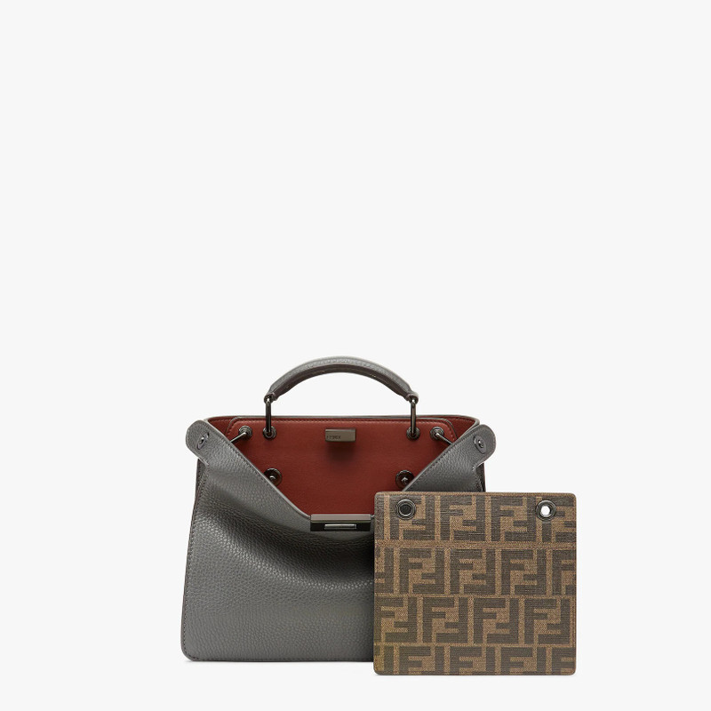 FENDI Gray leather bag outlook