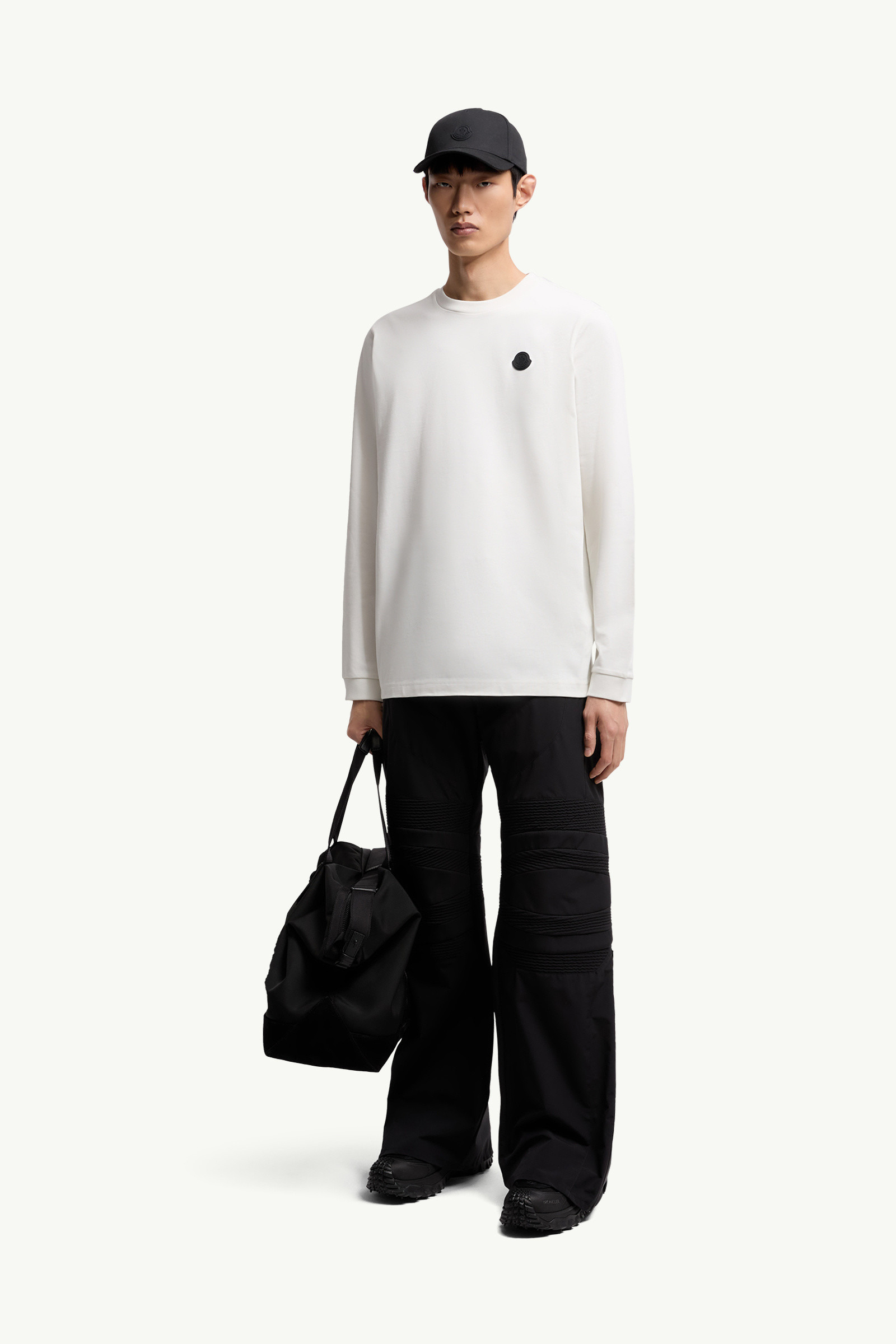 Graphic Logo Long Sleeve Cotton T-Shirt - 2