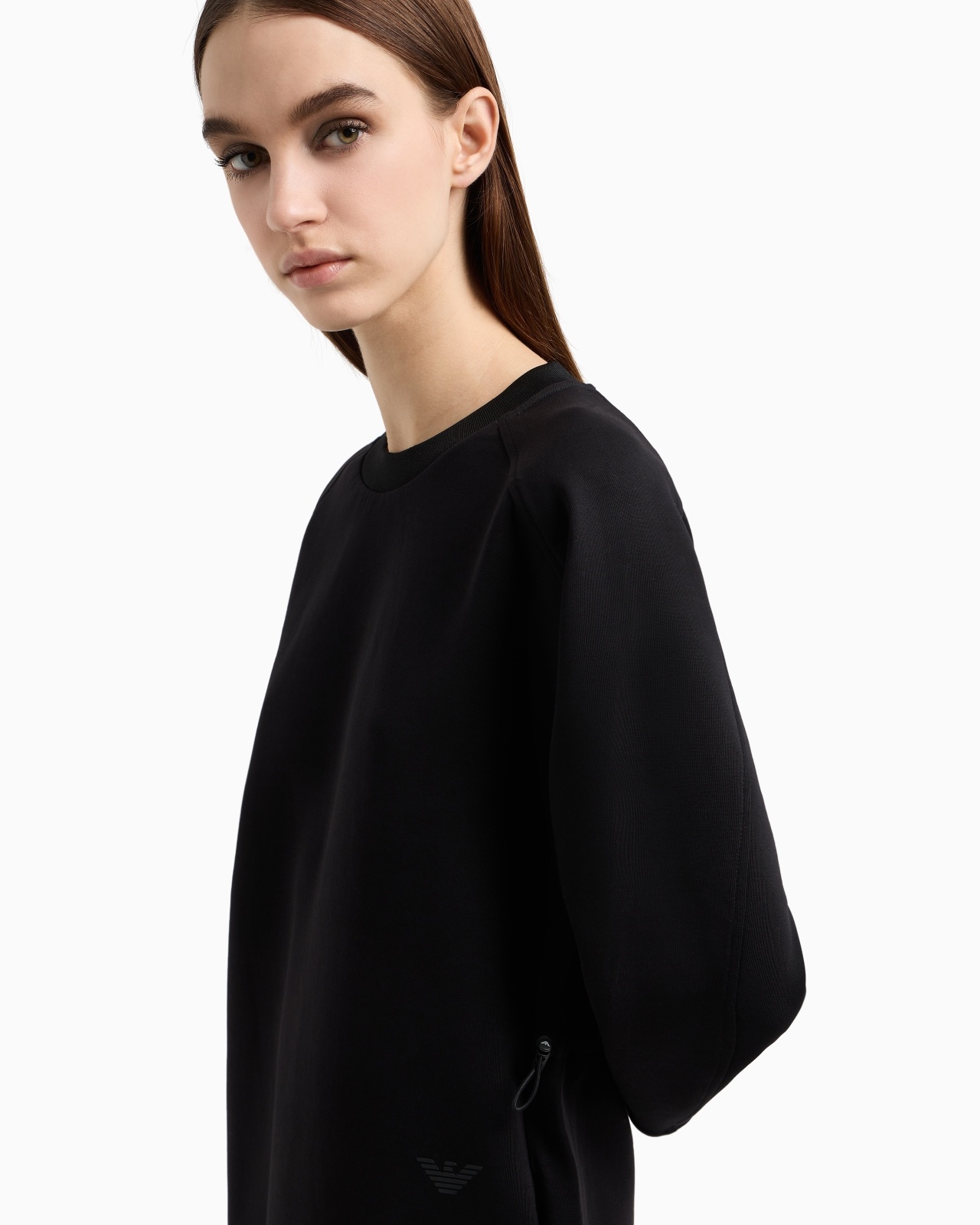 DOUBLE-JERSEY DRAWSTRING DRESS - 5