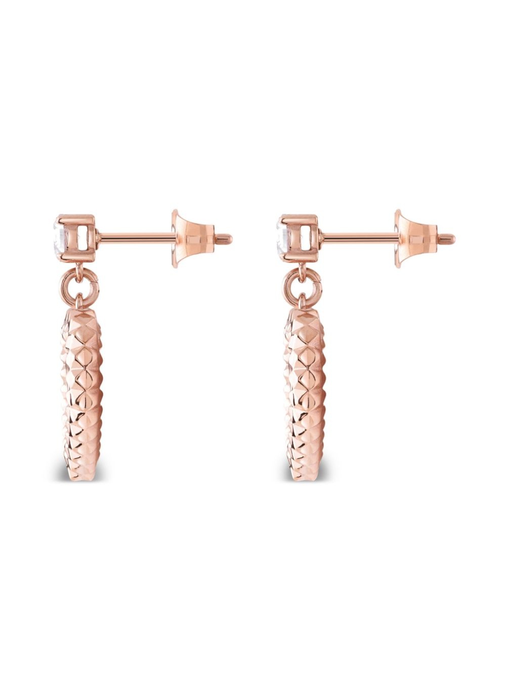 rocked hearts pendant earrings - 2
