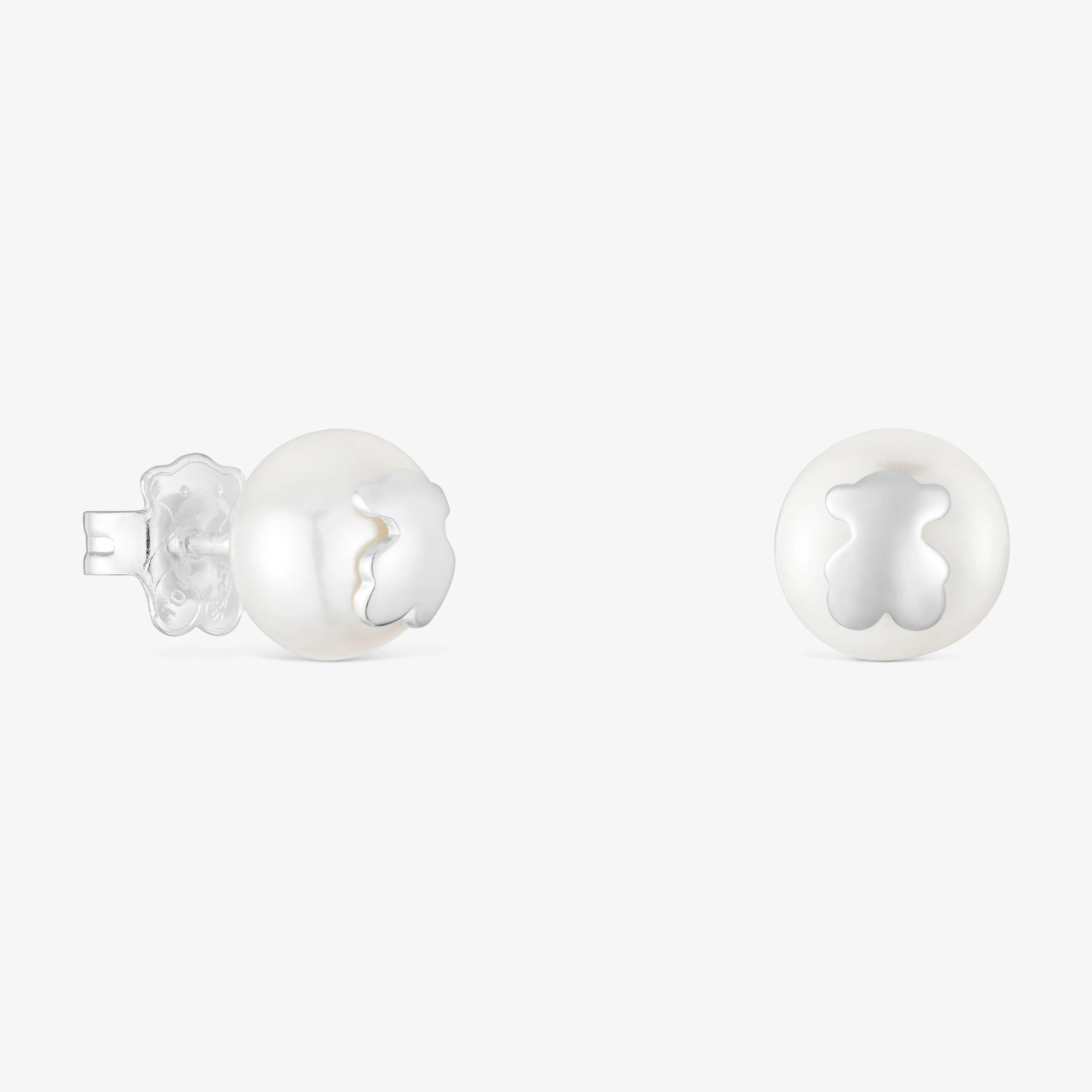 8.5 mm silver and cultured pearl Earrings TOUS Icon Pearl - 1