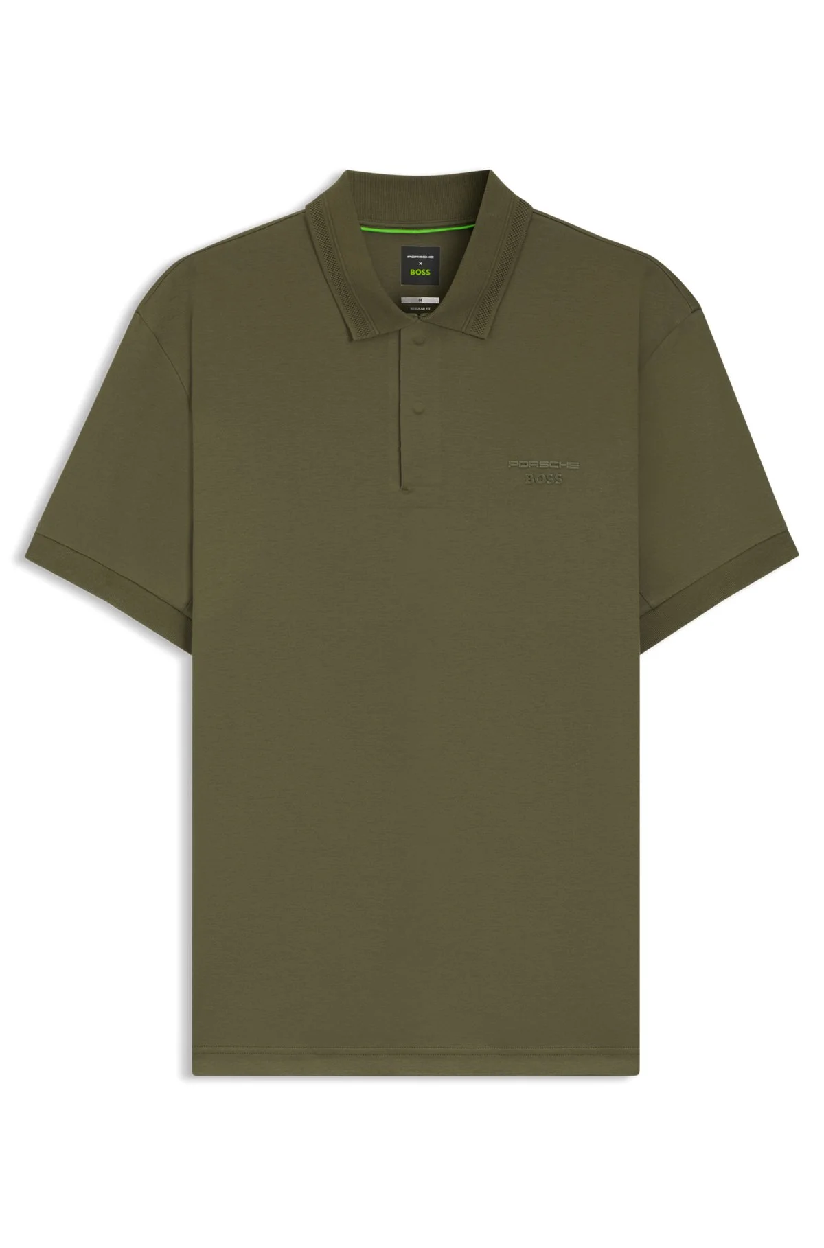 PORSCHE X BOSS POLO SHIRT IN MERCERIZED COTTON - 1