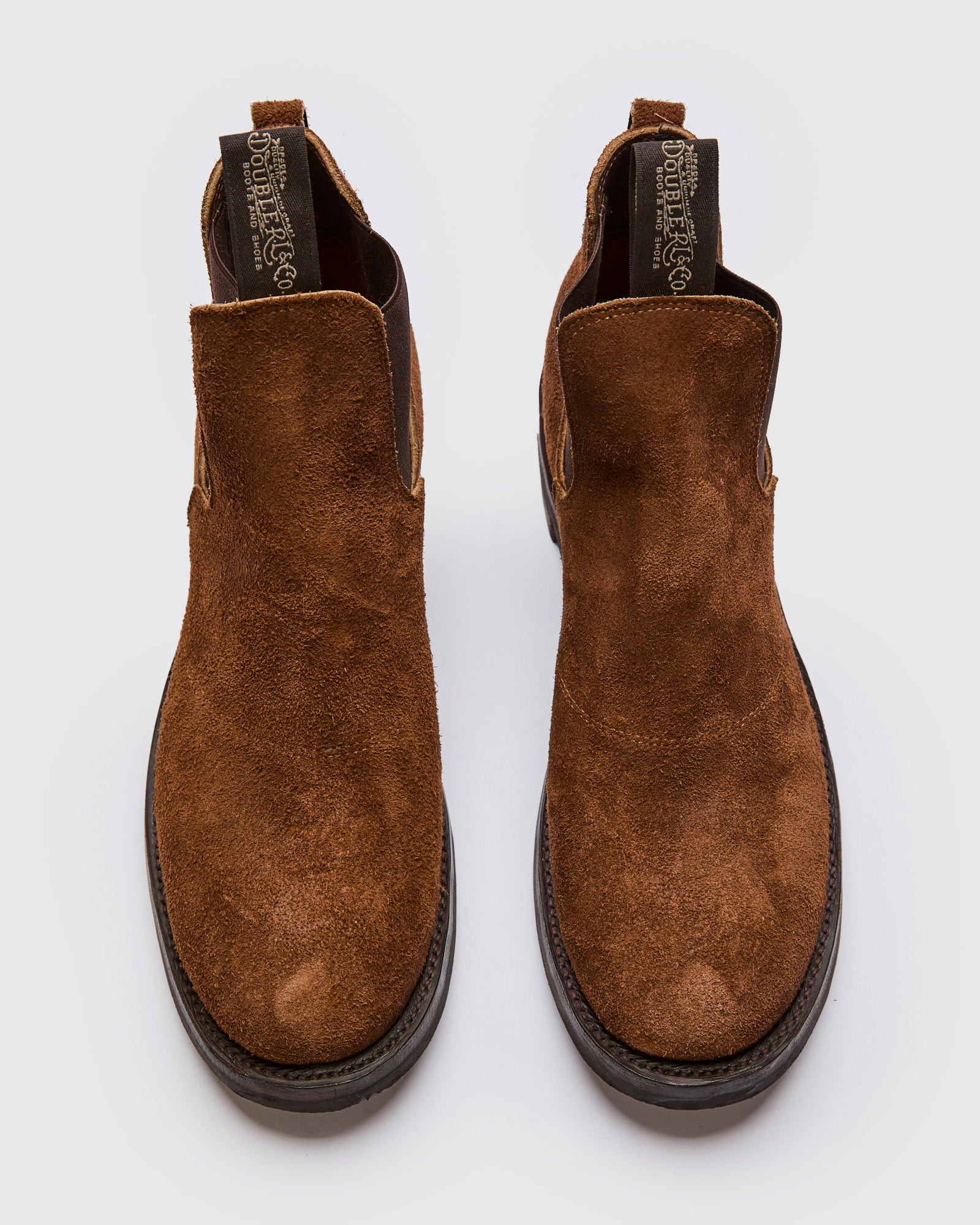 Congress Chelsea Boot in Brown Roughout - 6