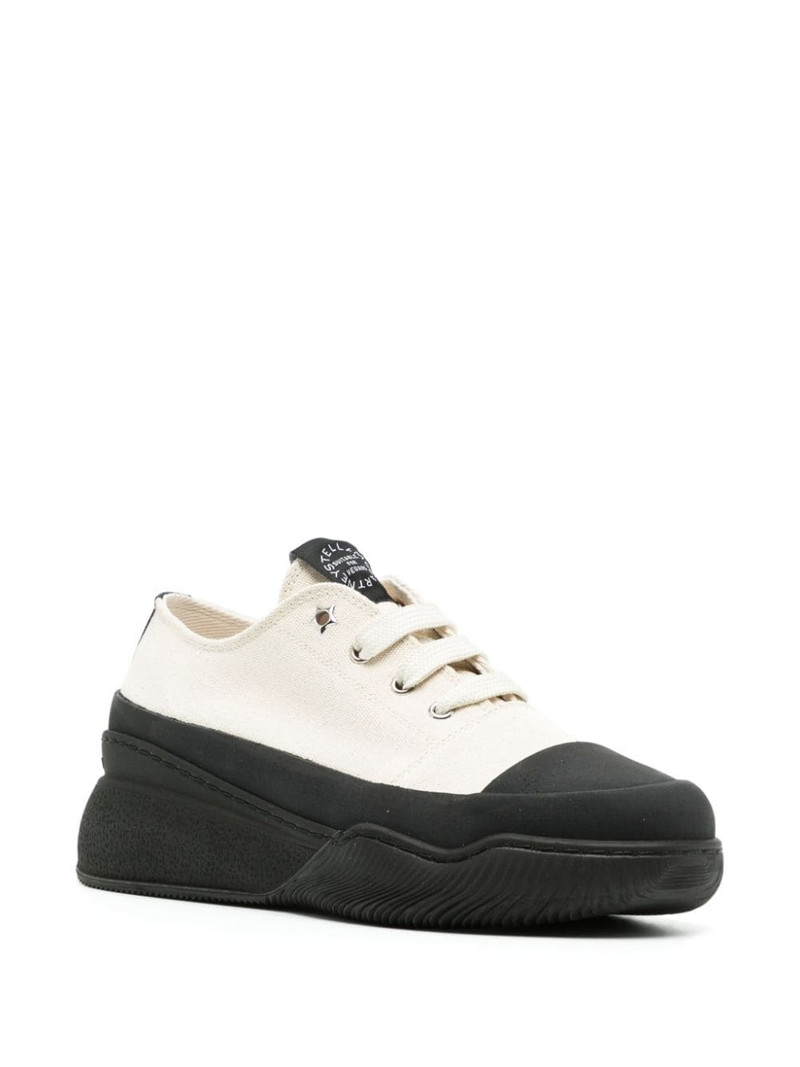 Stella McCartney two-tone platform sneakers outlook