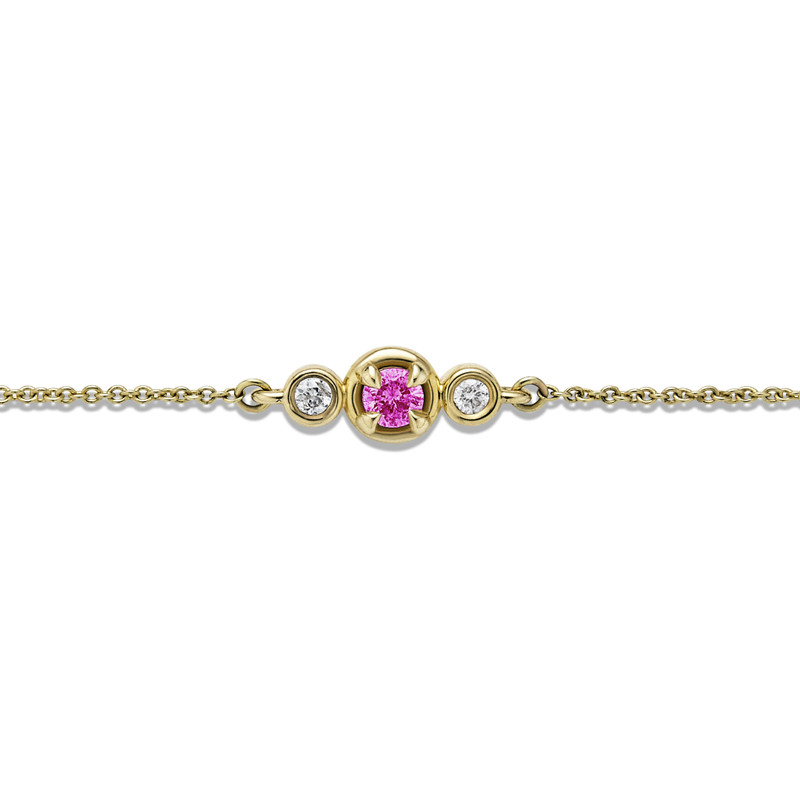 Birthstone Diamond Bonbon Bracelet 14
