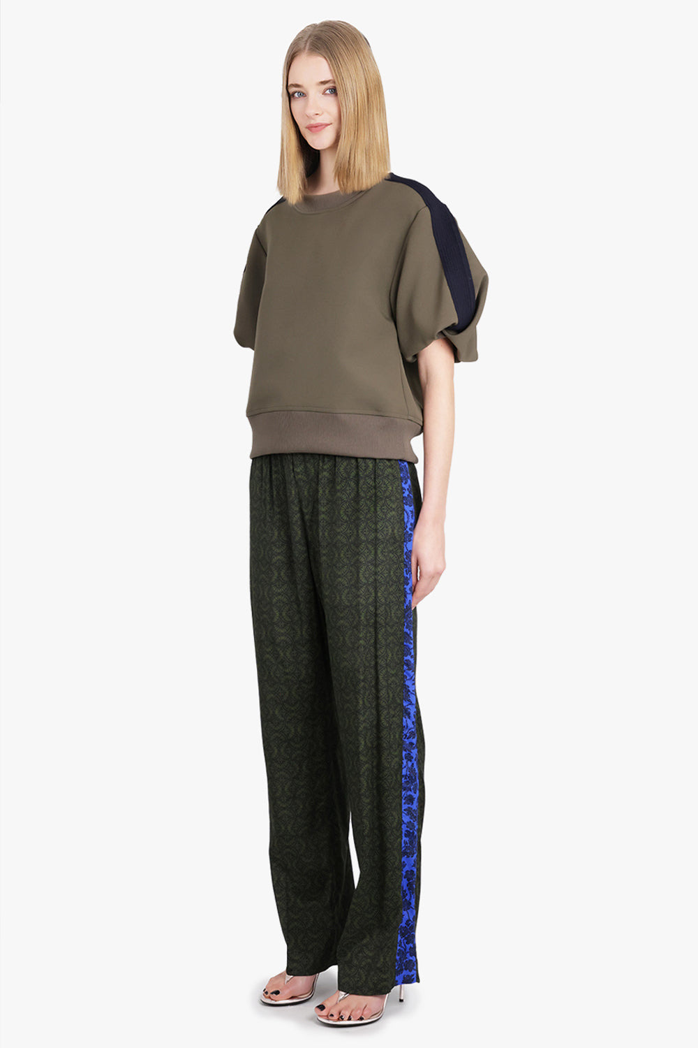 PARKINO PRINTED PANT | BOTTLE GREEN - 3