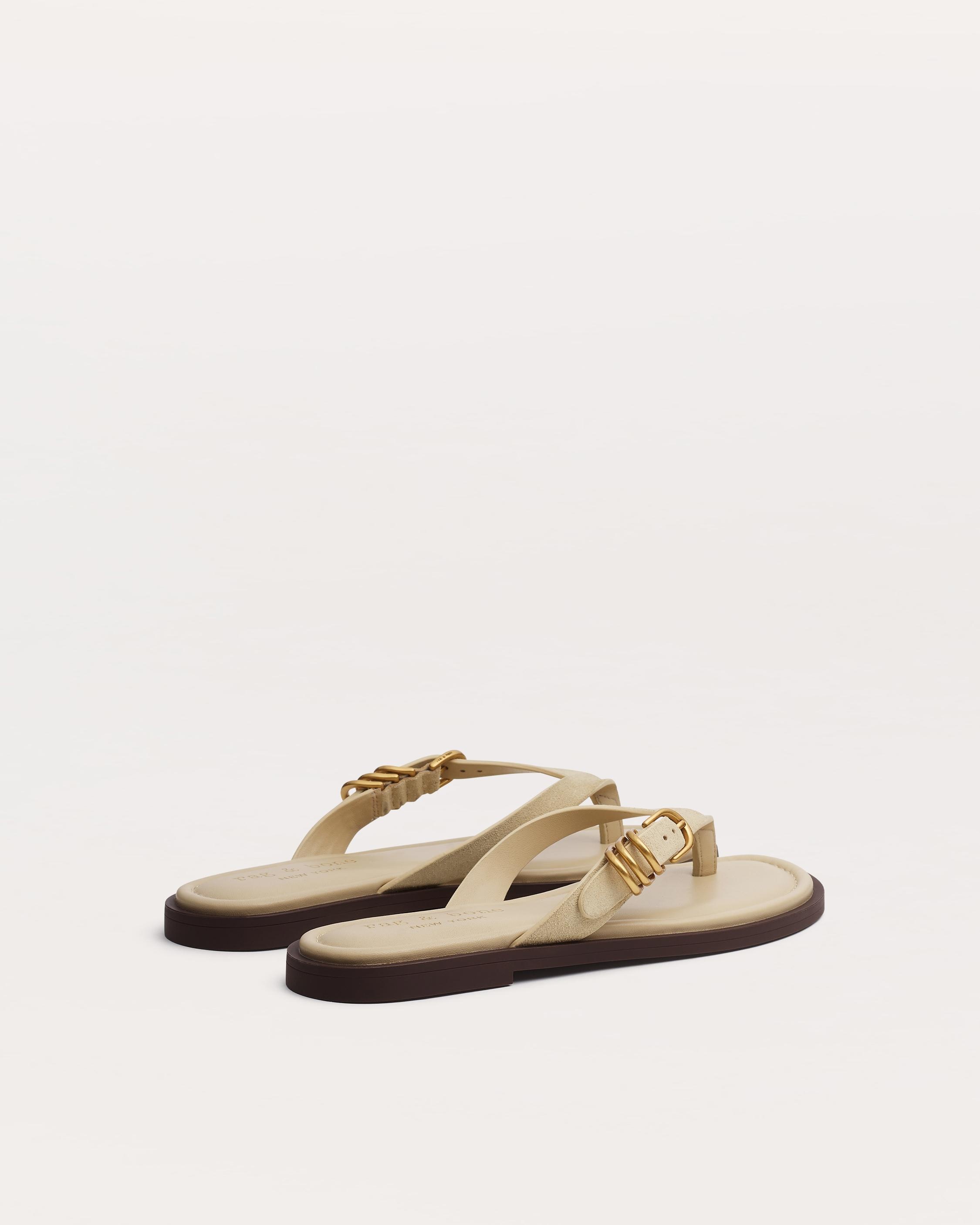 Gia Suede Flip Flops - 4