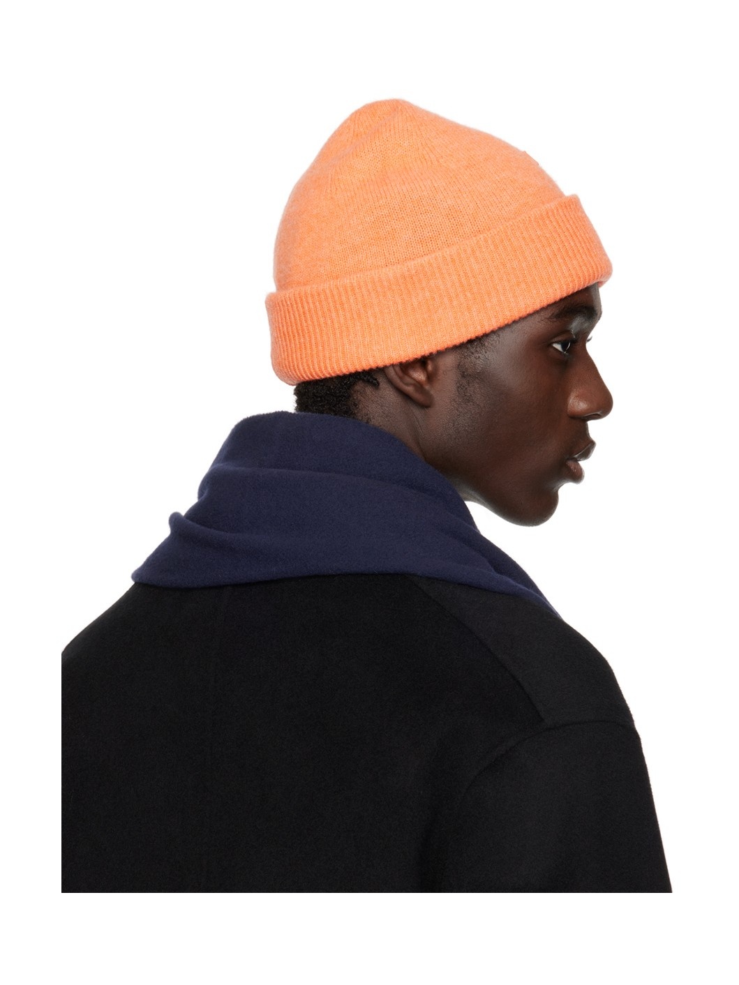 Orange Micro Patch Beanie - 3