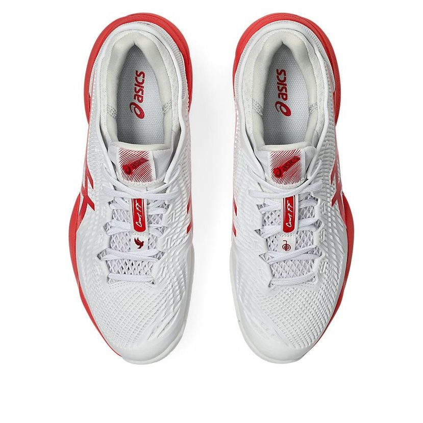 ASICS Court FF 3 Novak 'White Electric Red' 1041A522-966 - 6