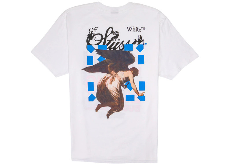 Stüssy Stussy x Virgil Abloh World Tour Collection T-Shirt White outlook