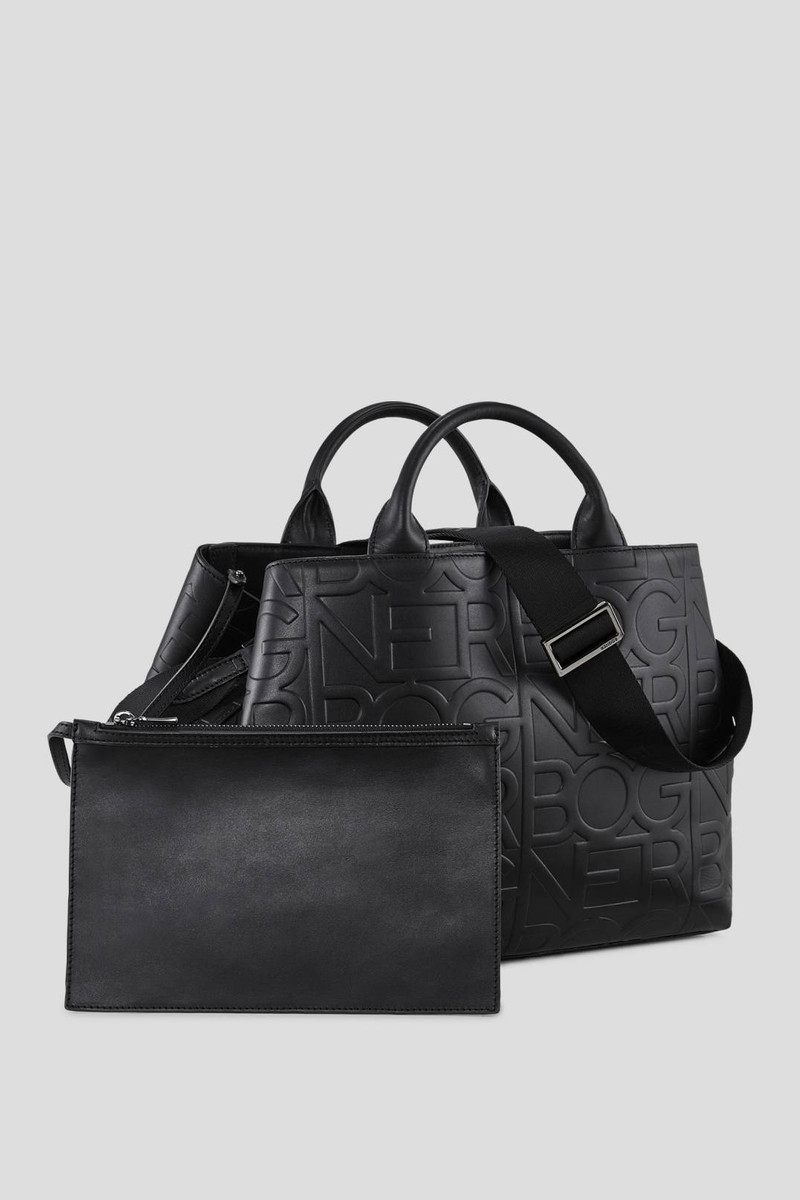 BOGNER TENNA THERESA TOTE BAG IN BLACK outlook