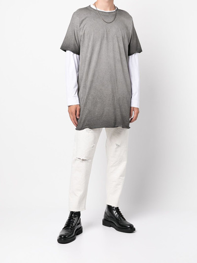 Boris Bidjan Saberi seam-detail T-shirt outlook