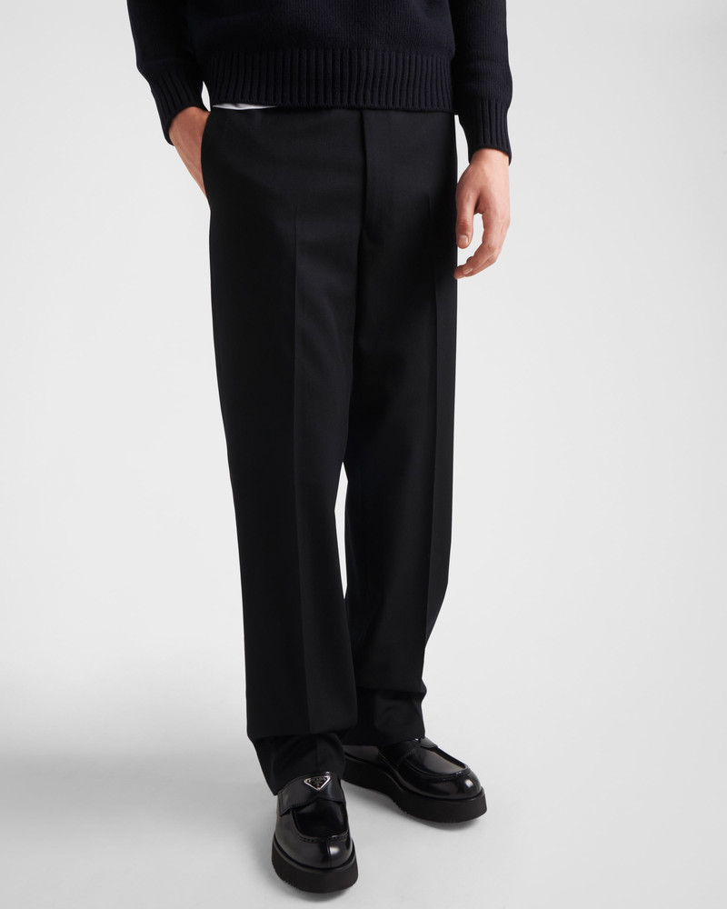 Prada Brushed leather loafers outlook