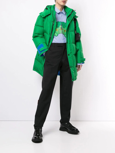 MSGM hooded padded coat outlook