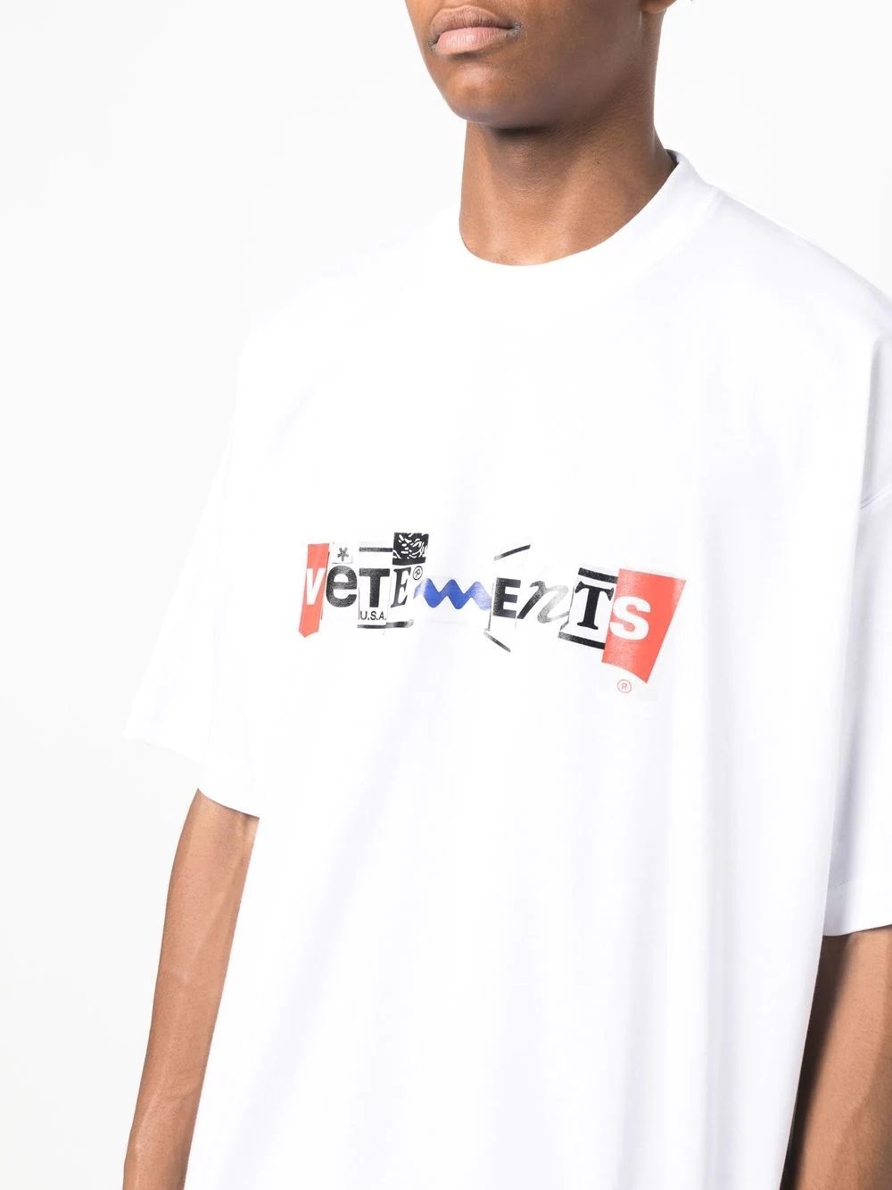 mixed-logo short-sleeve T-shirt - 6