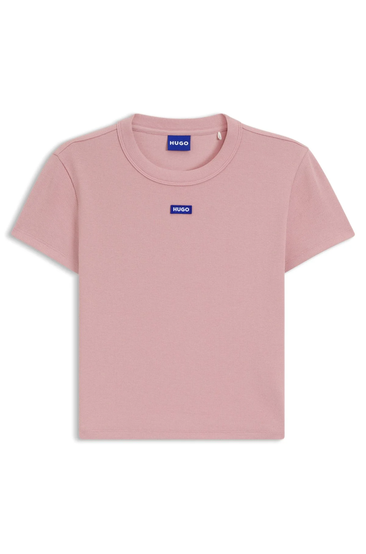 LOGO-BADGE SLIM-FIT T-SHIRT IN STRETCH COTTON - 1