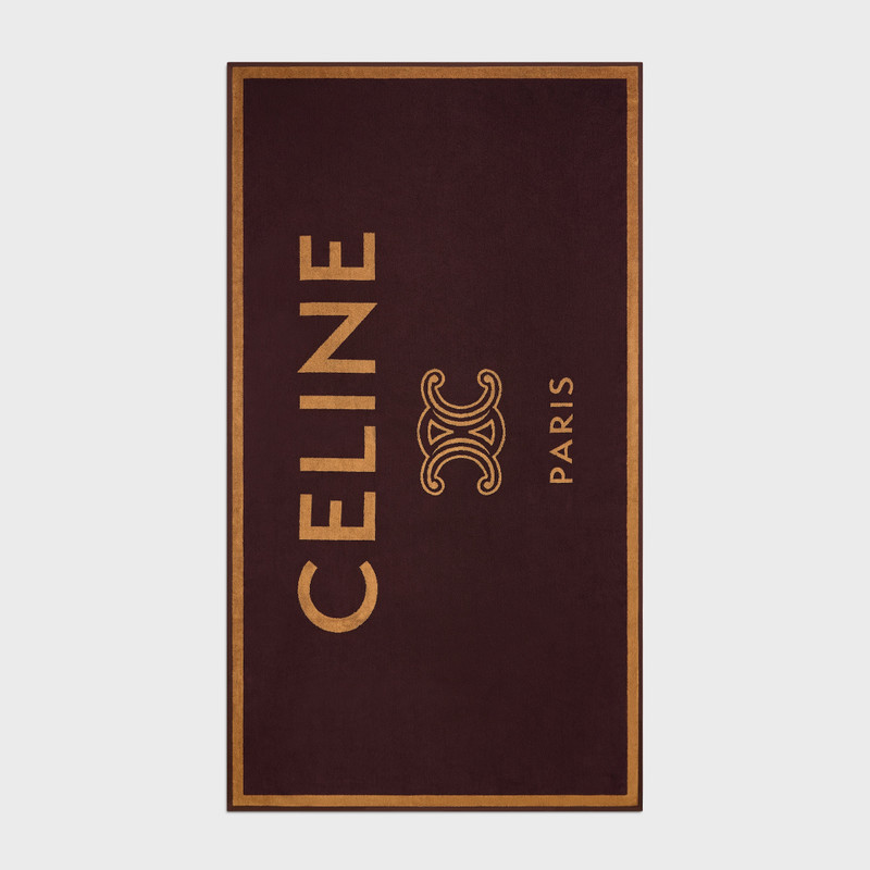 beach towel IN celine triomphe terry cotton 1