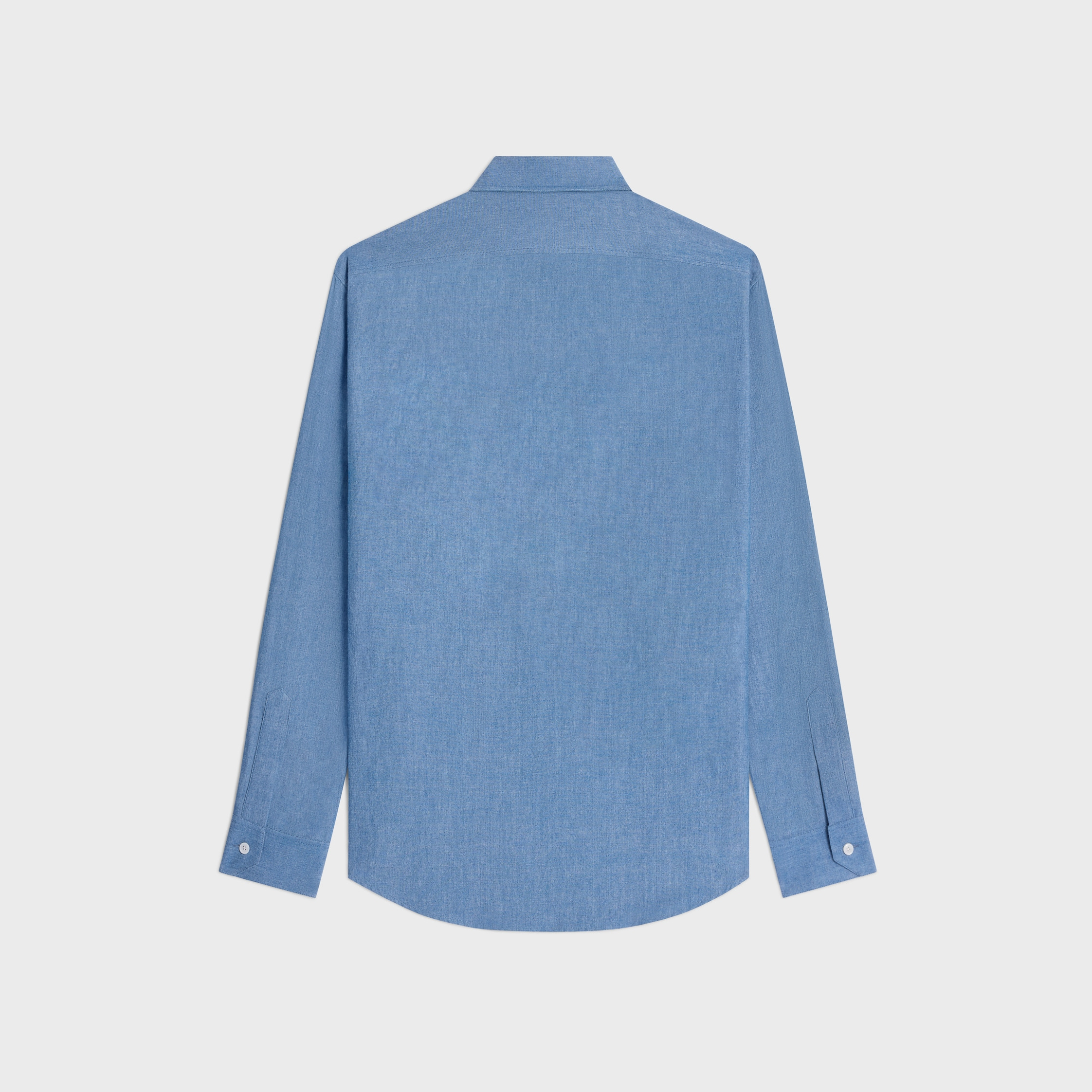 loose shirt in chambray cotton - 2