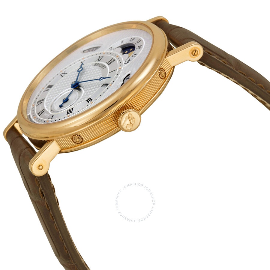 Breguet Classique Silver Dial Brown Leather Strap Men's Watch 7337BR1E9V6 - 2