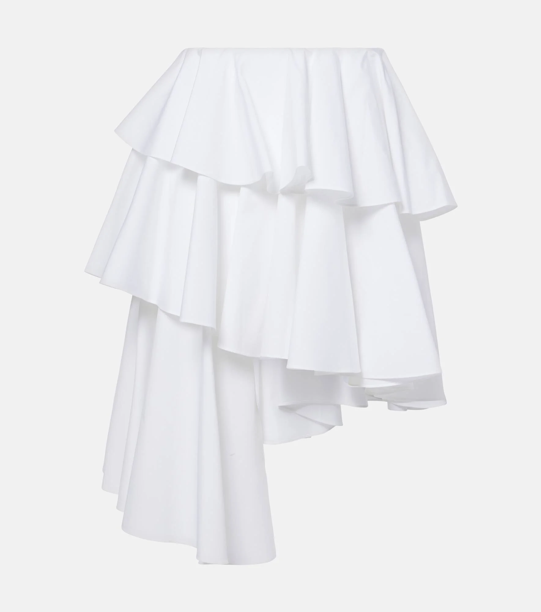 Spiral ruffled miniskirt - 1
