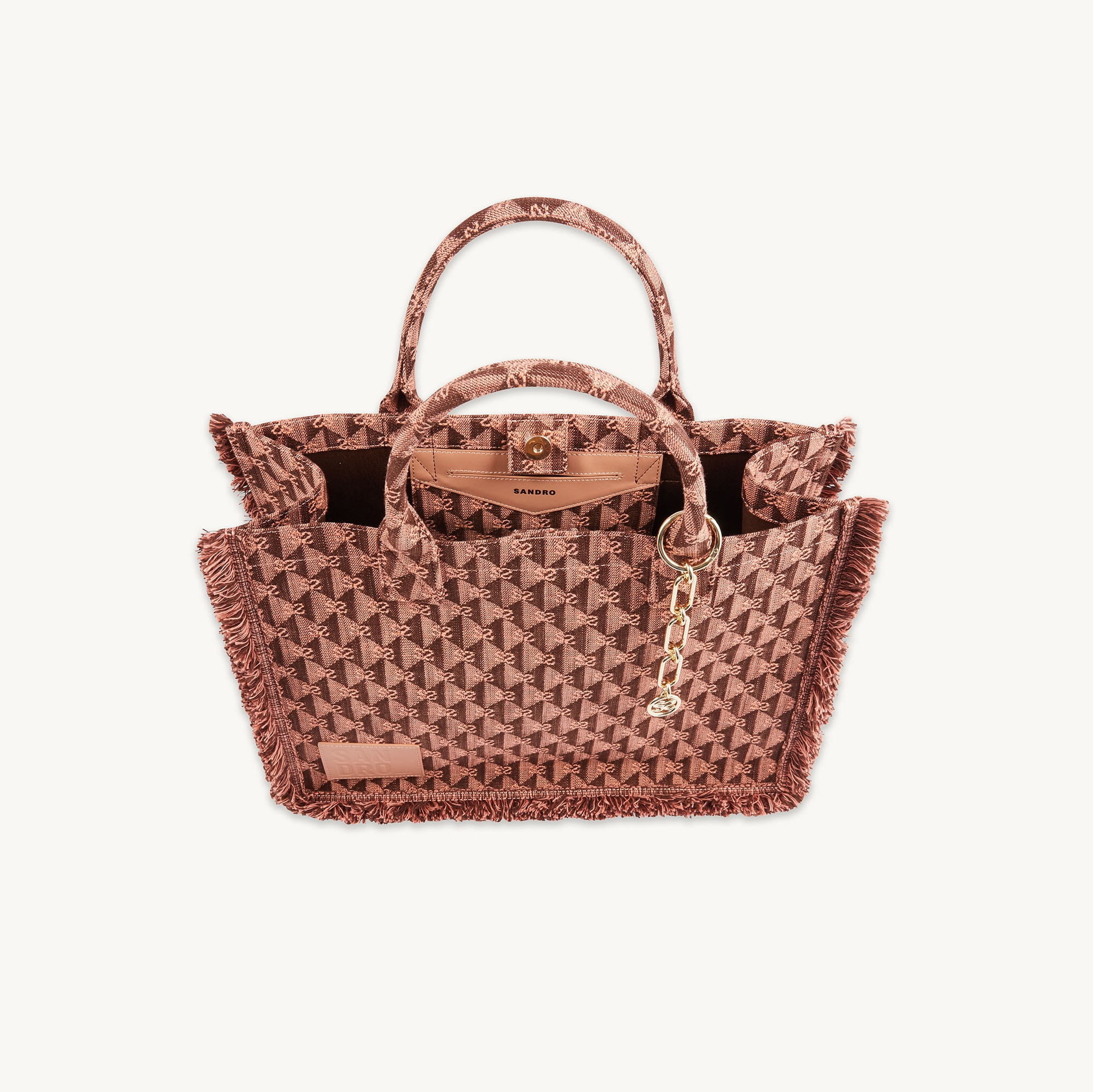 Jacquard tote bag - 4